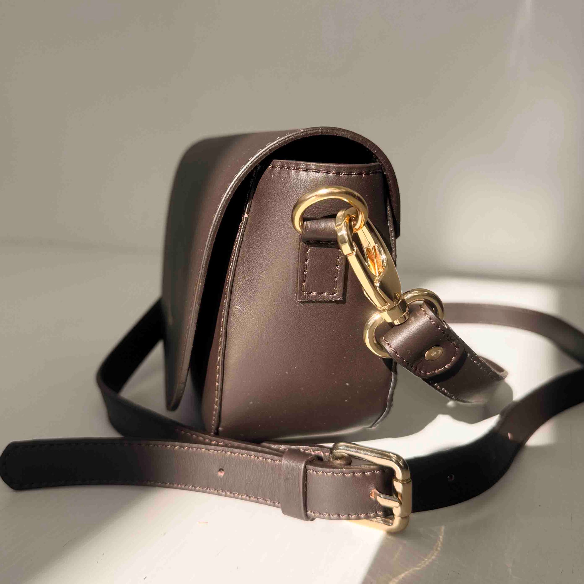 Bandolera ALMA marrón testa