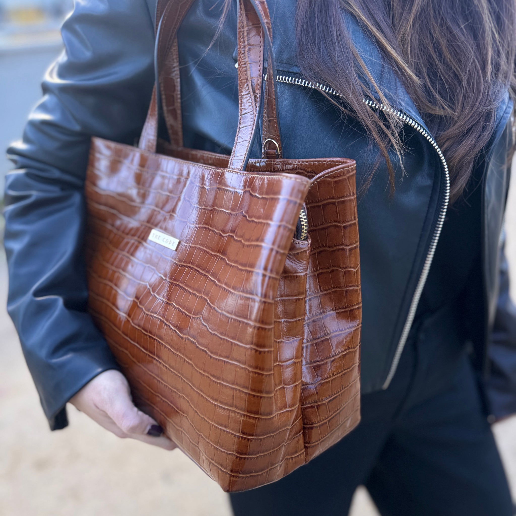 Shopper Patricia marrón avellana