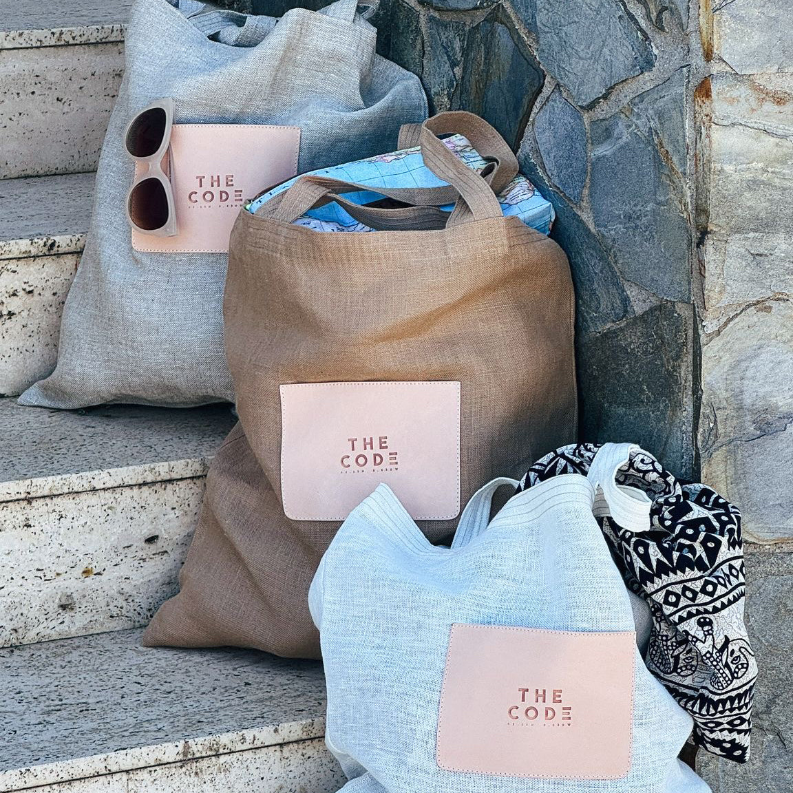 Tote Bag bolsillo arena