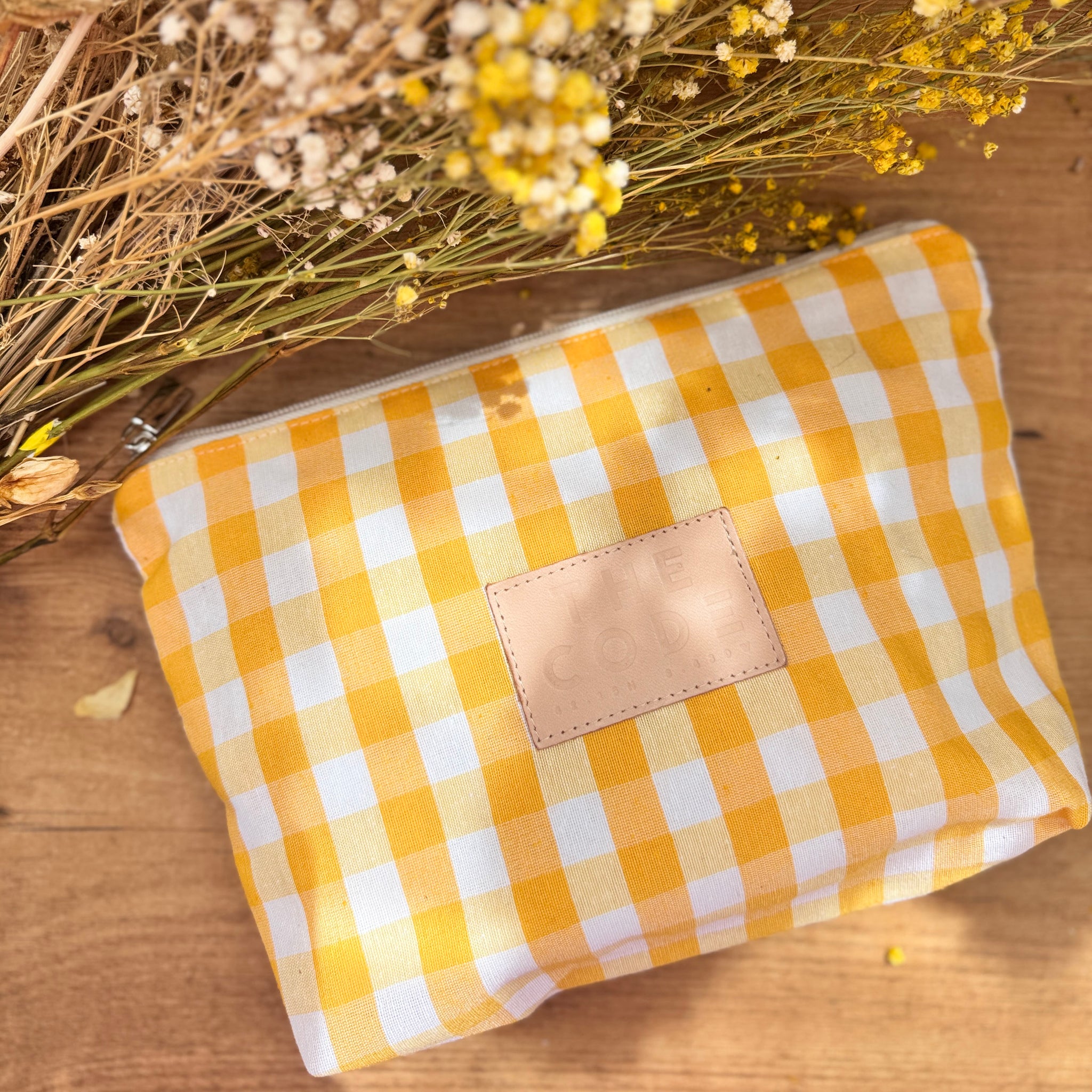 Neceser Vichy amarillo