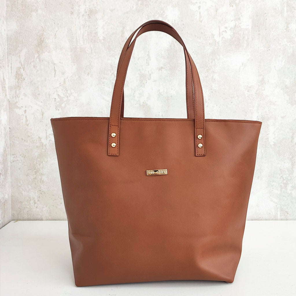 Shopper ARIZONA marrón cuero