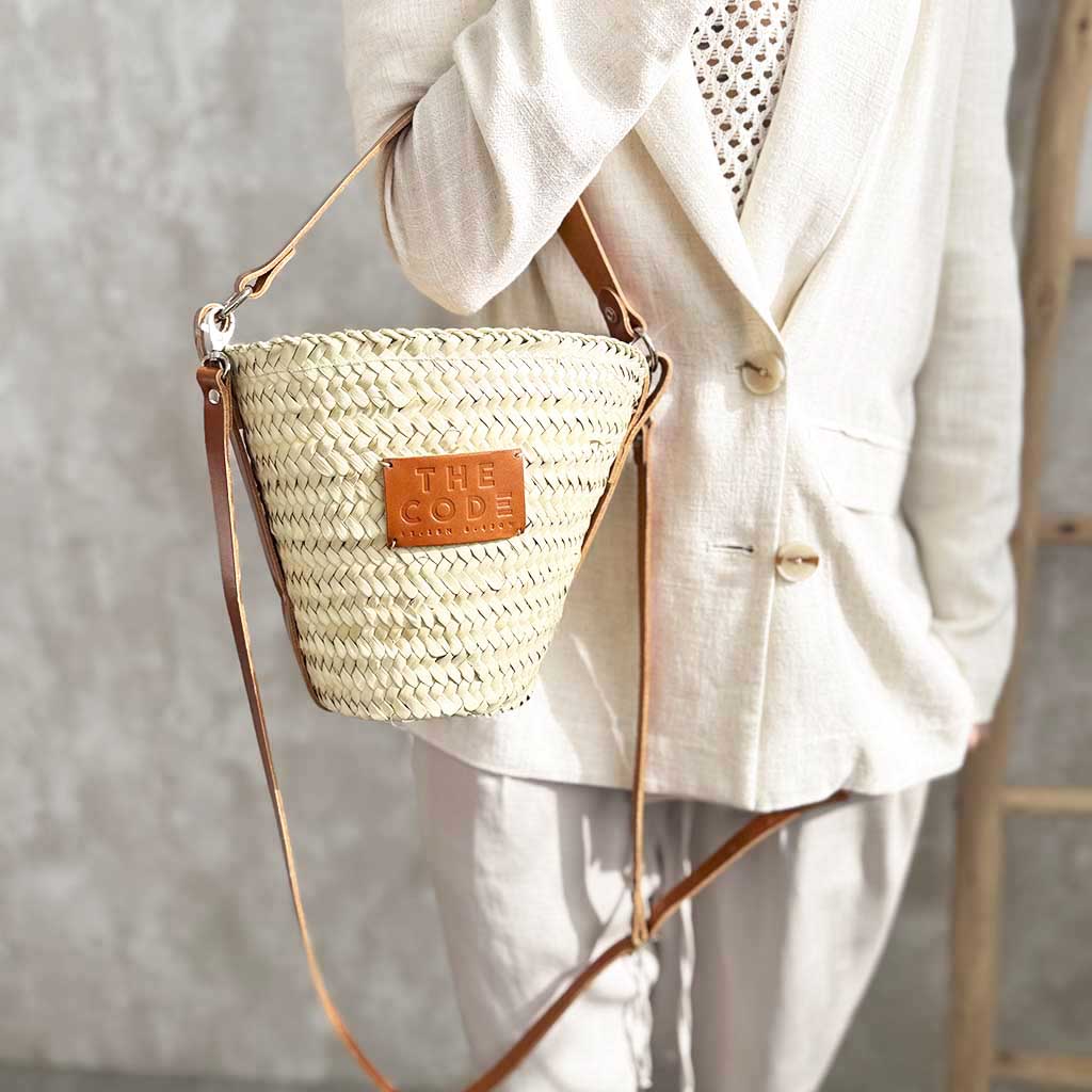 Capazo BUCKET cuero