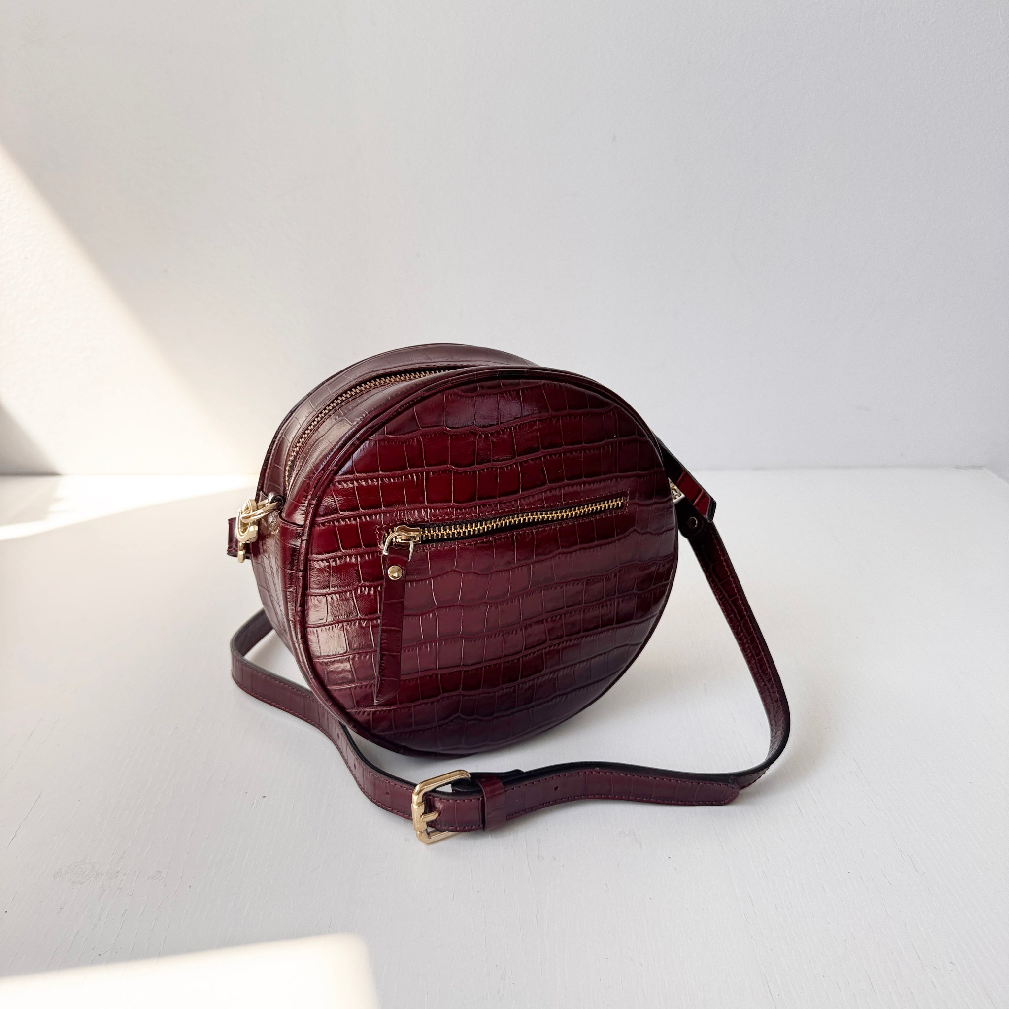 Bandolera Olimpia burdeos