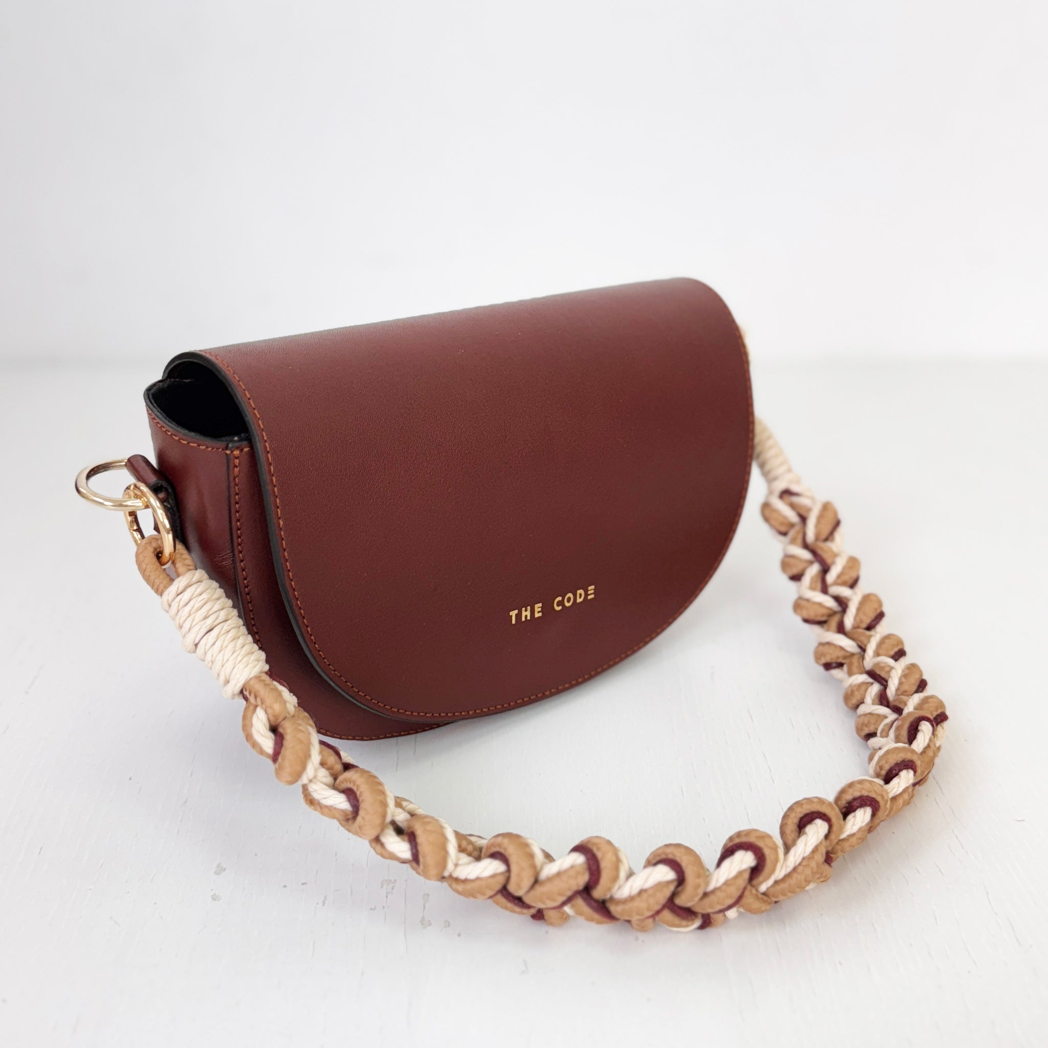 Asa strudel marrón y burdeos