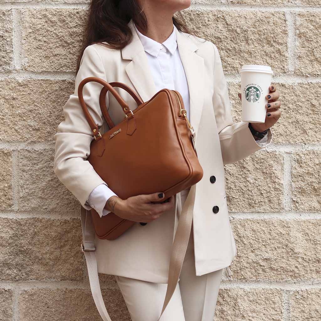 Maletín portátil camel