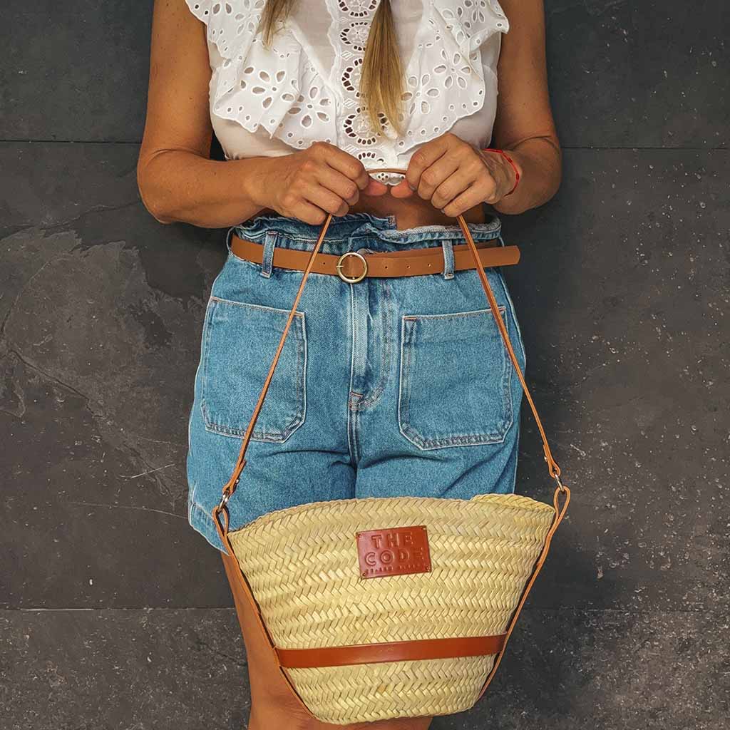 Capazo BUCKET cuero