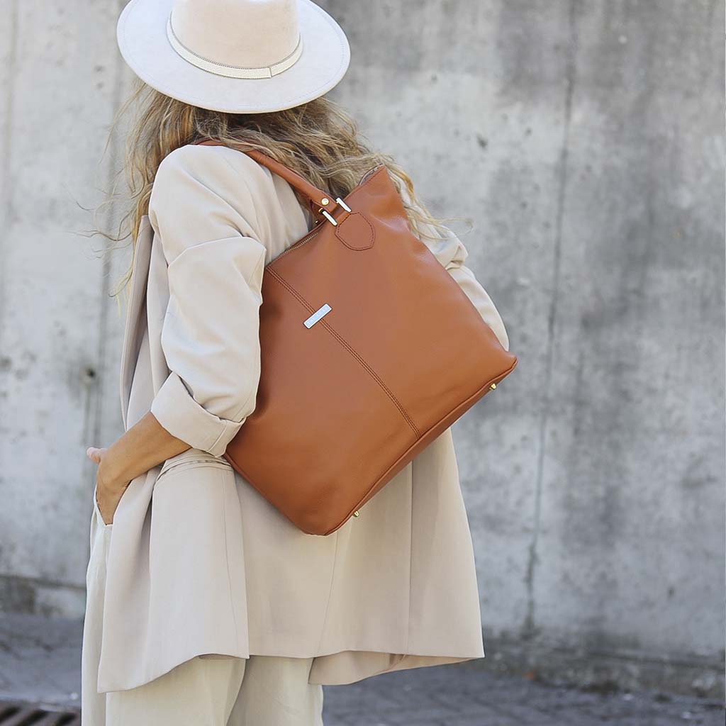 Shopper Maria camel
