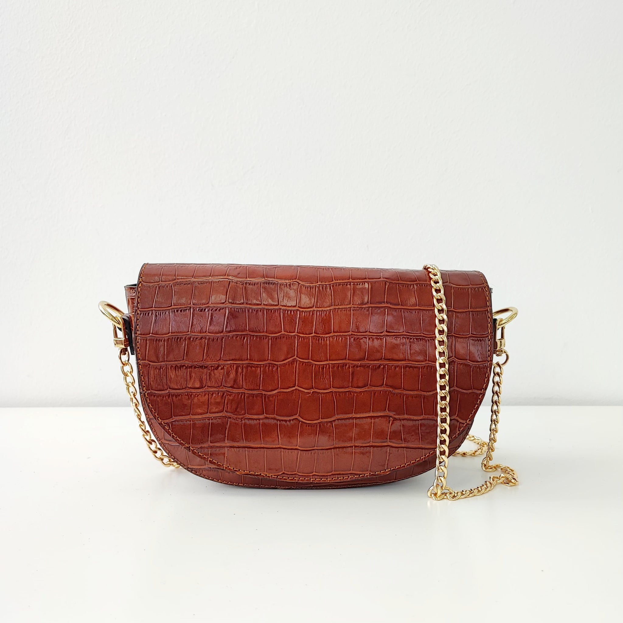 Bandolera ALMA marrón praliné