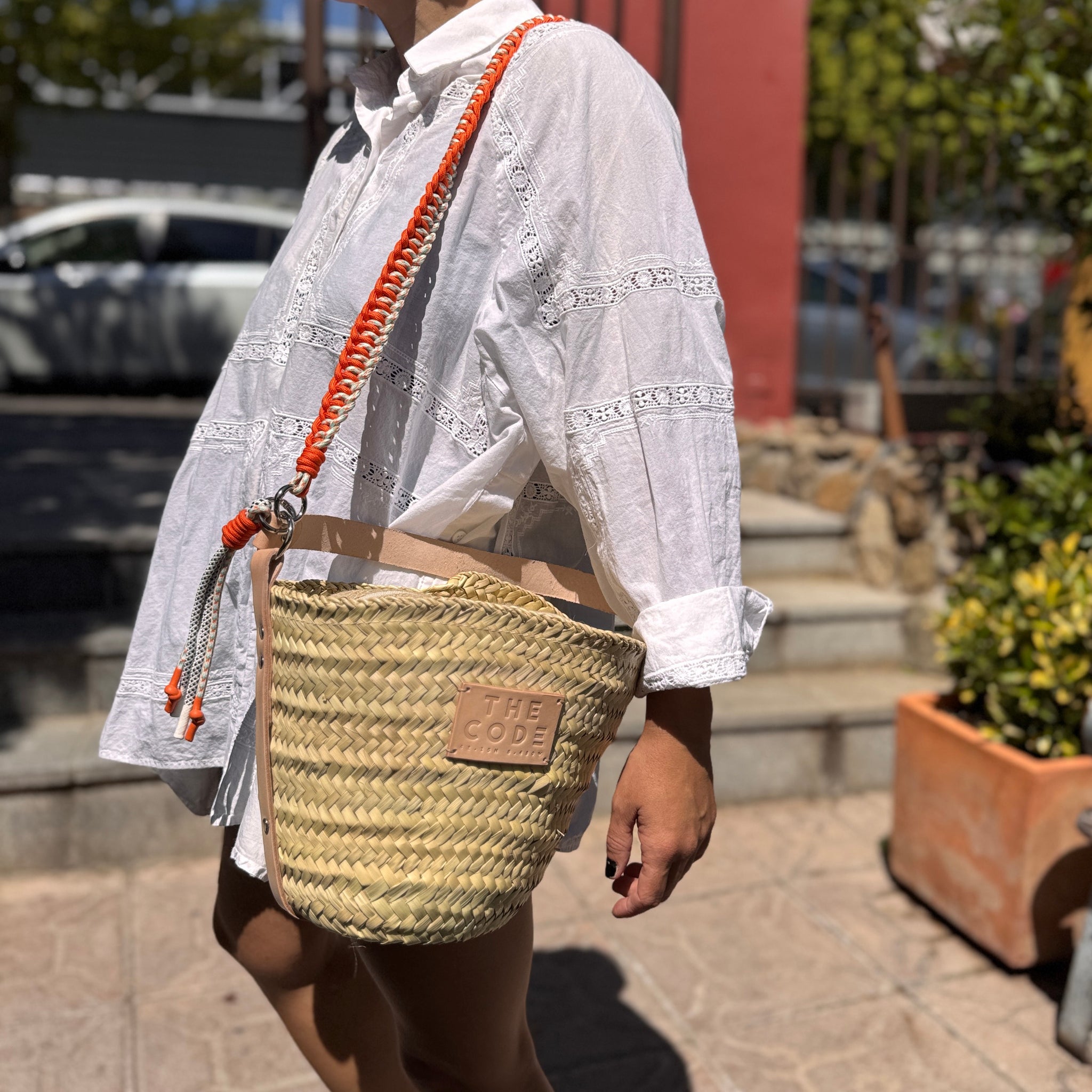 Asa nudos larga naranja