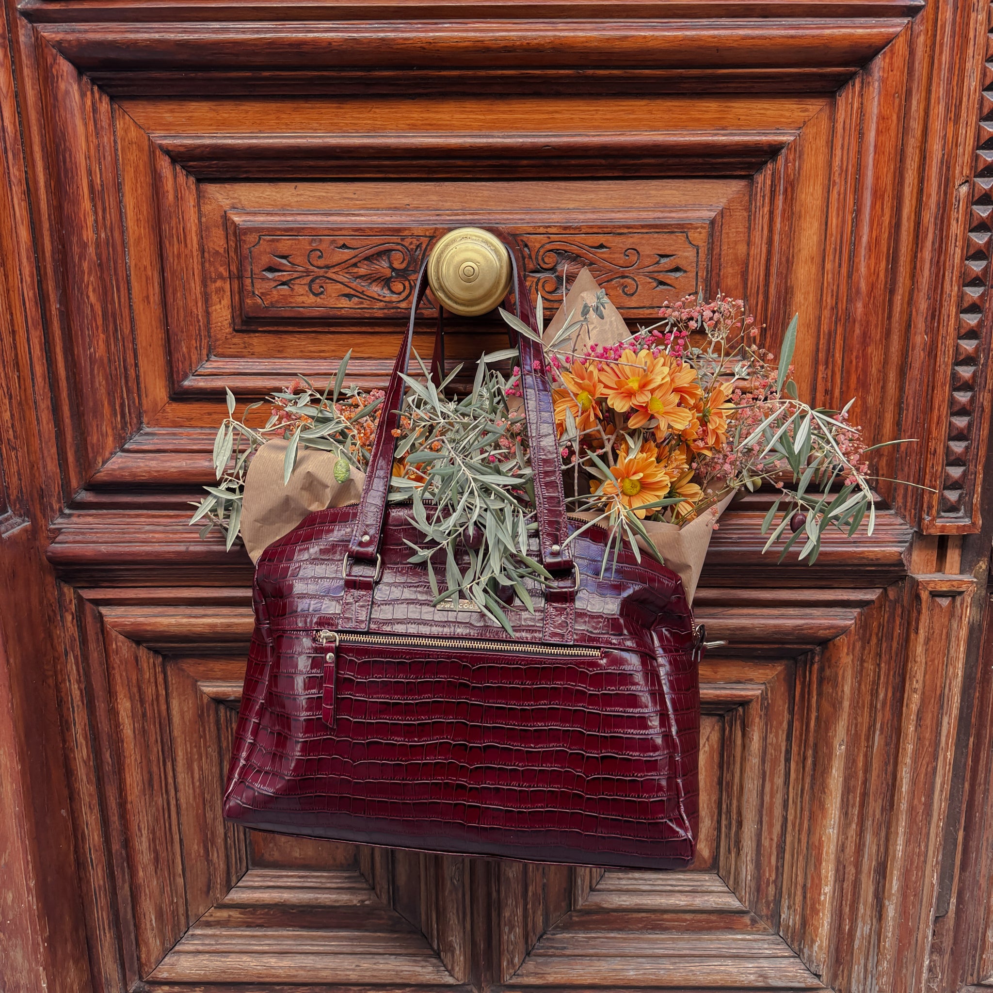 Bolso Maxi Emily burdeos