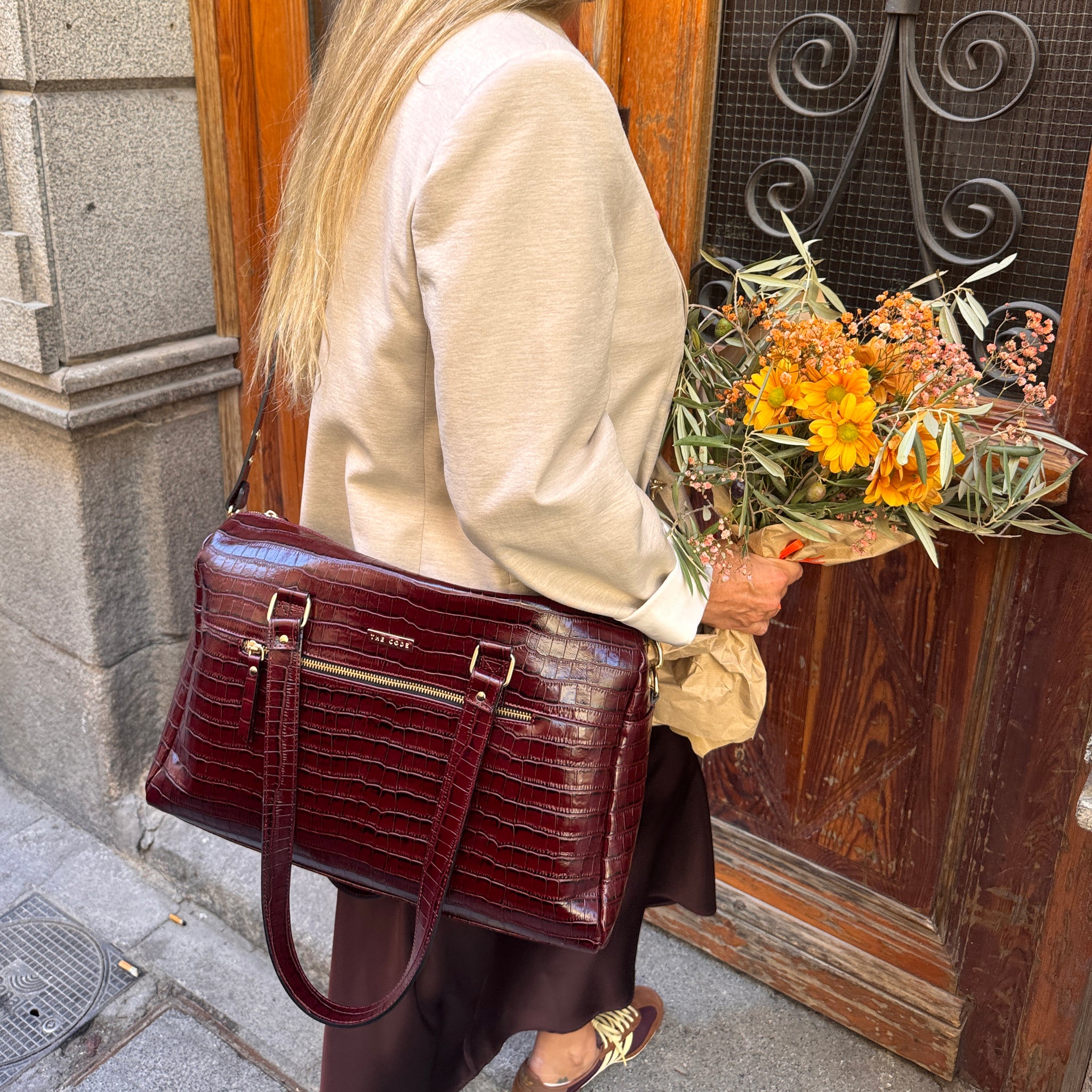 Maxi Emily burgundy bag