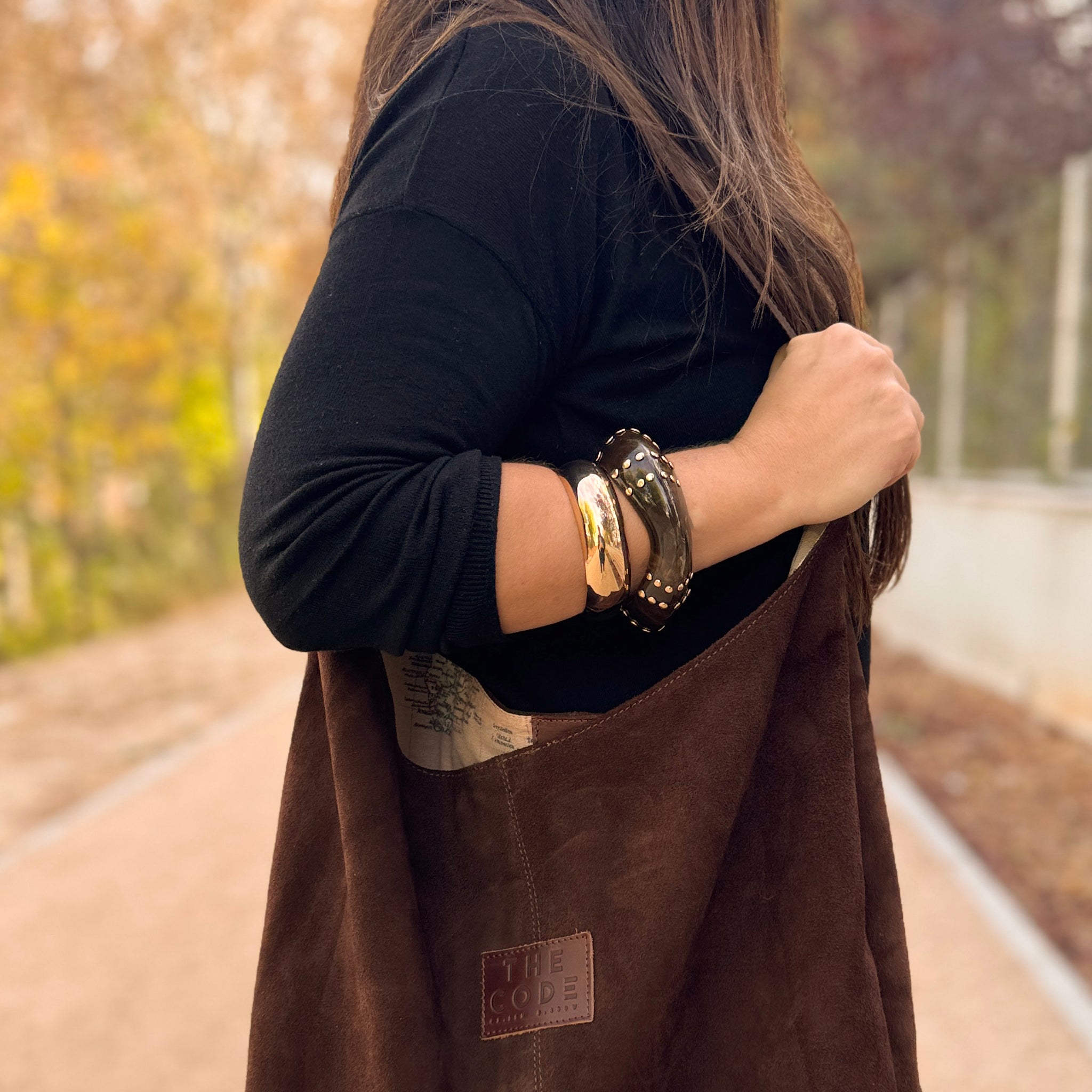 Combo Pulsera Tina chocolate