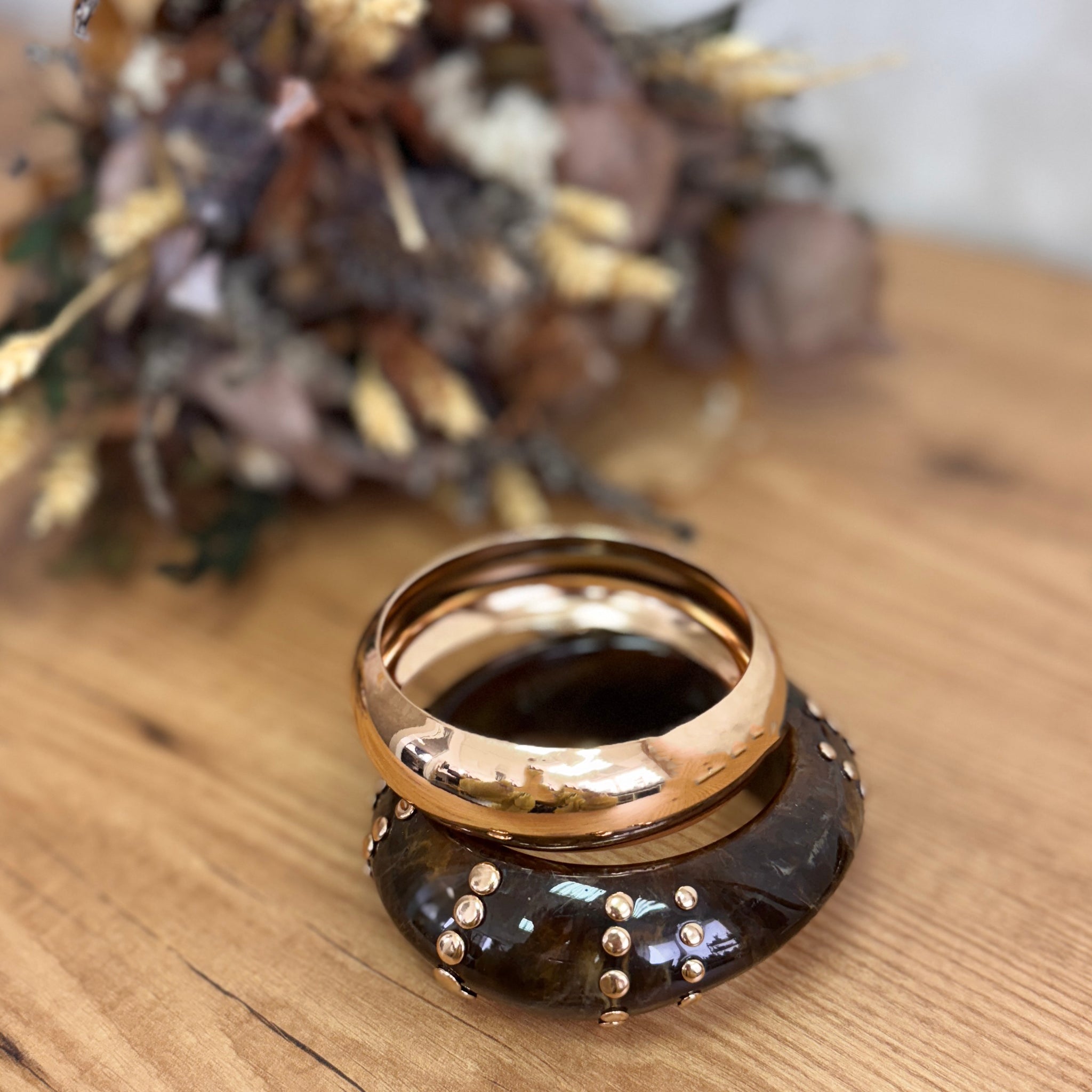 Combo Pulsera Tina chocolate