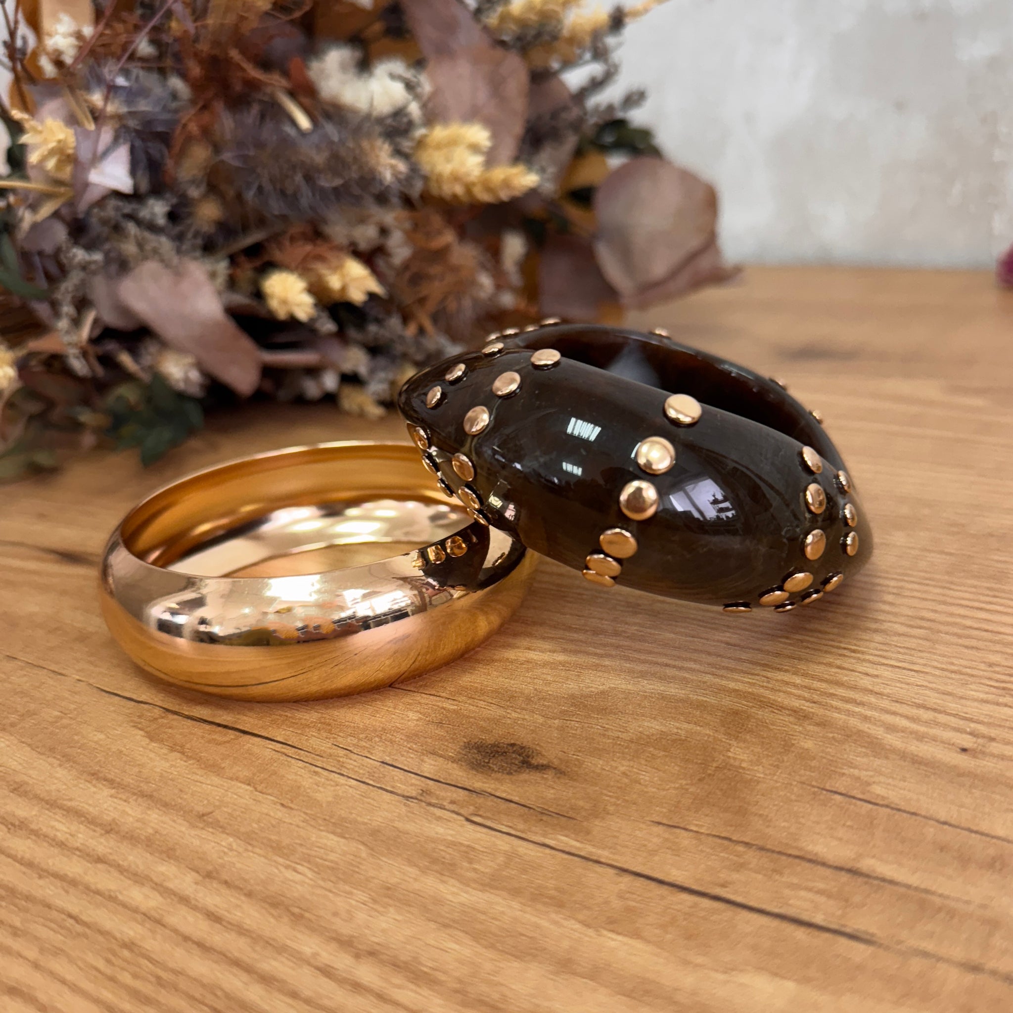 Combo Pulsera Tina chocolate