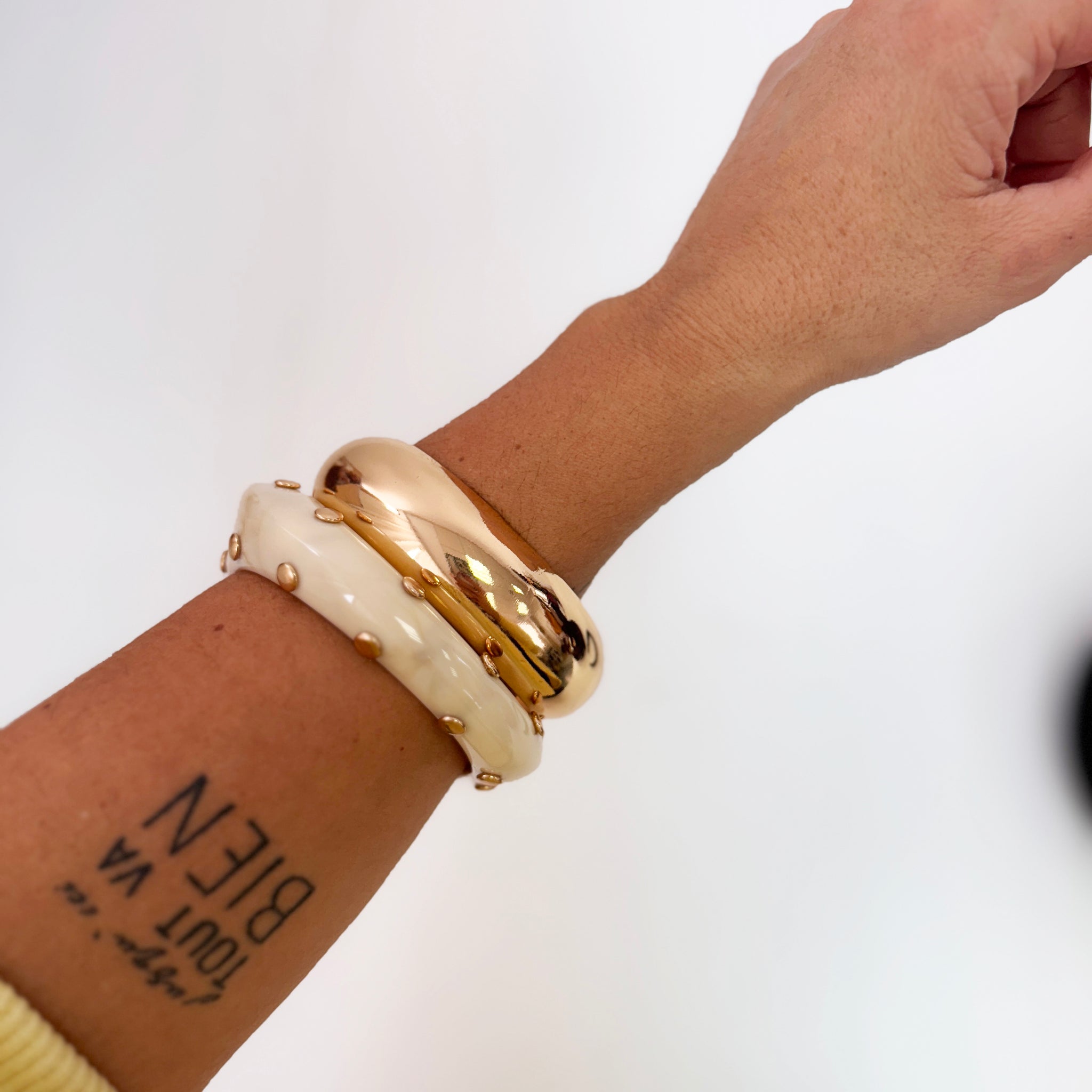 Combo Pulsera Tina latte