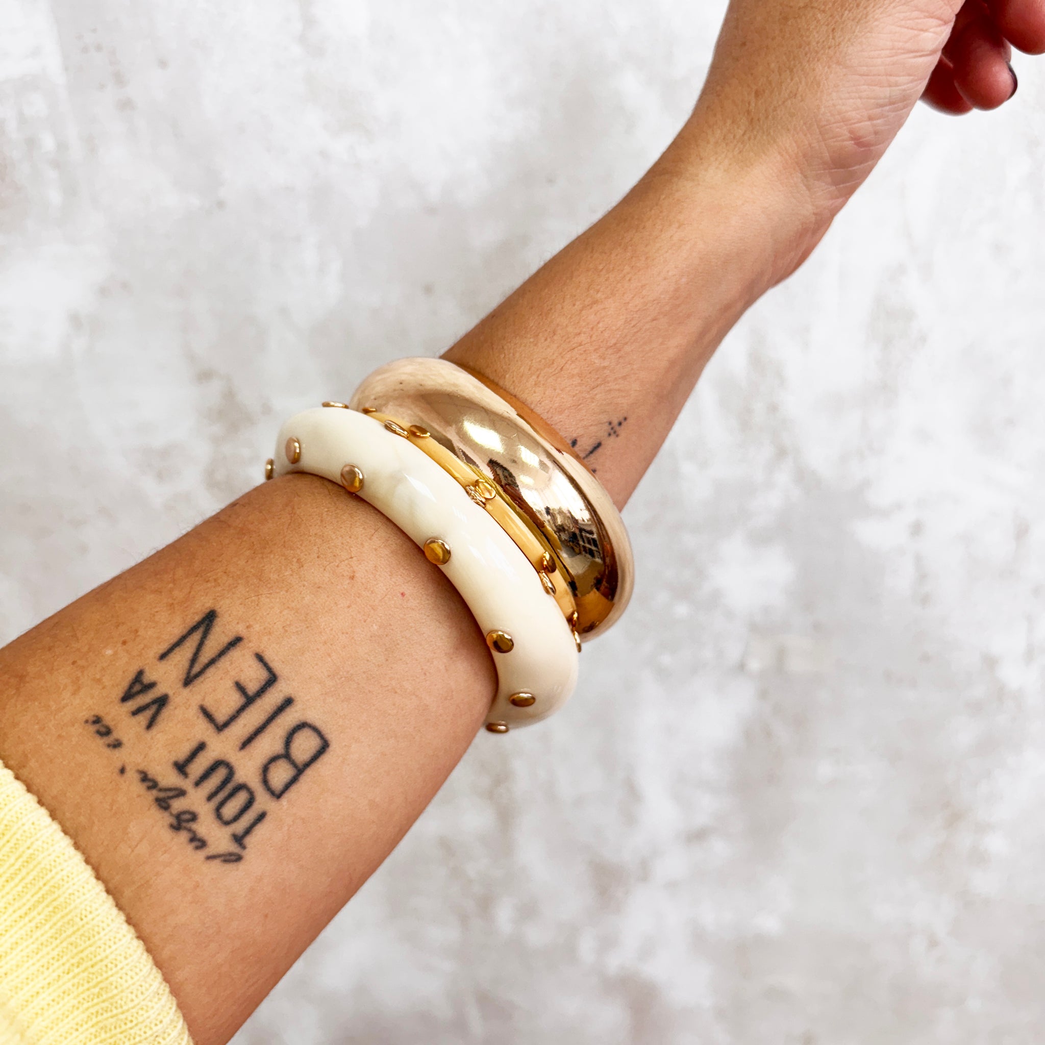 Combo Pulsera Tina latte