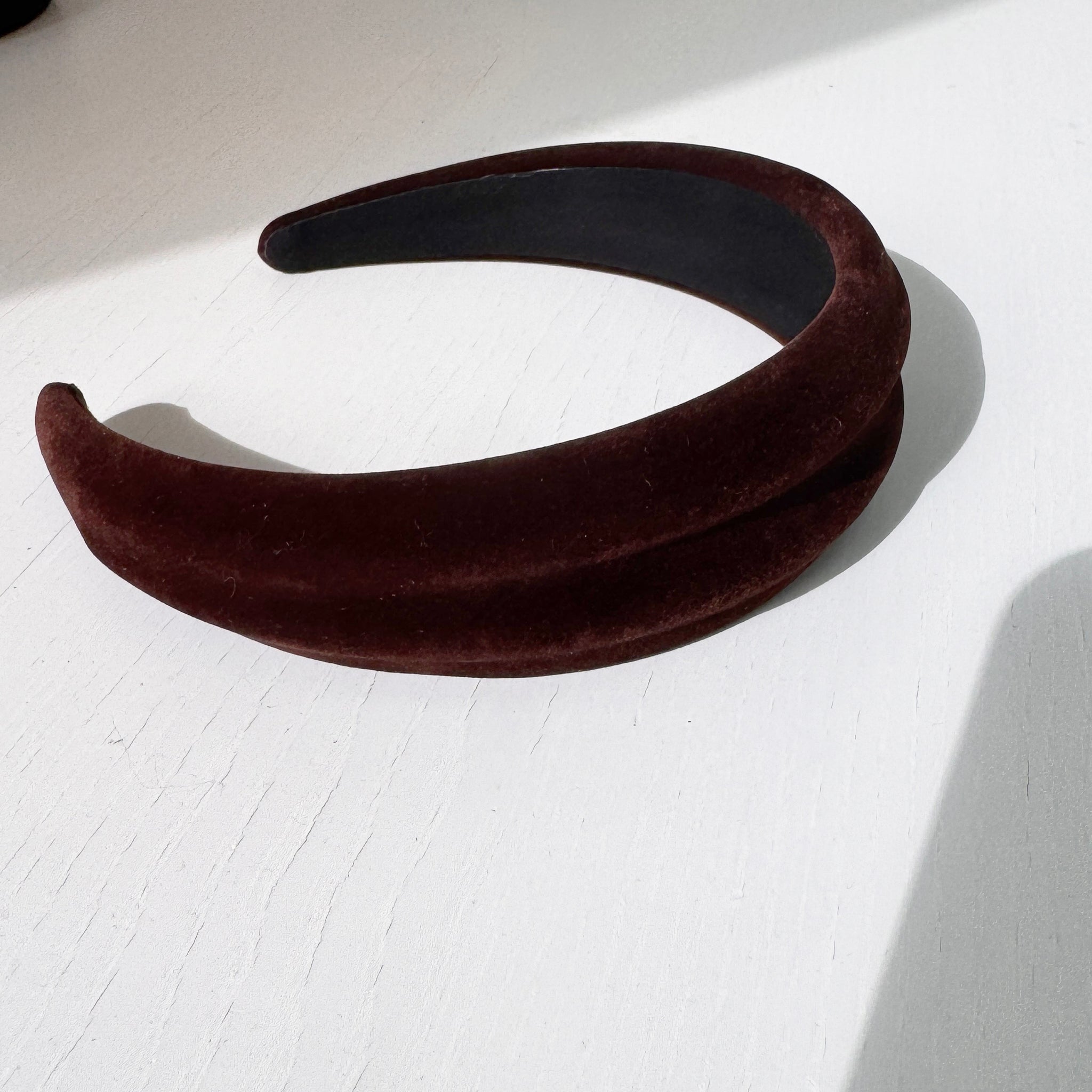 Diadema Velvet chocolate