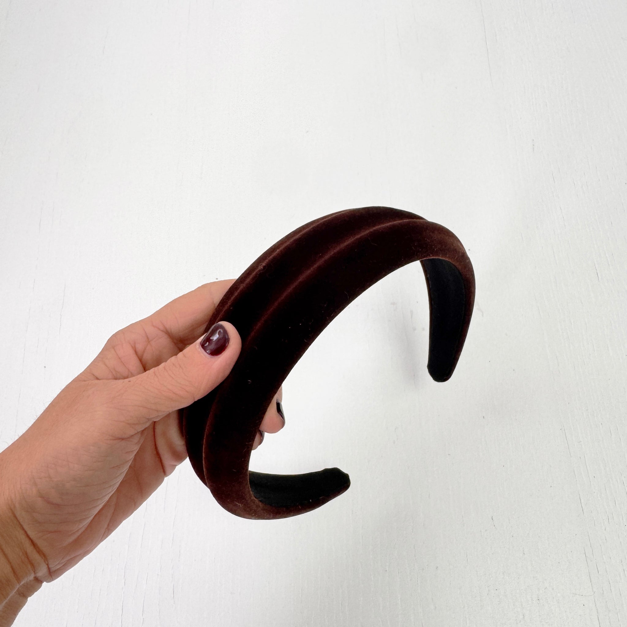 Diadema Velvet chocolate