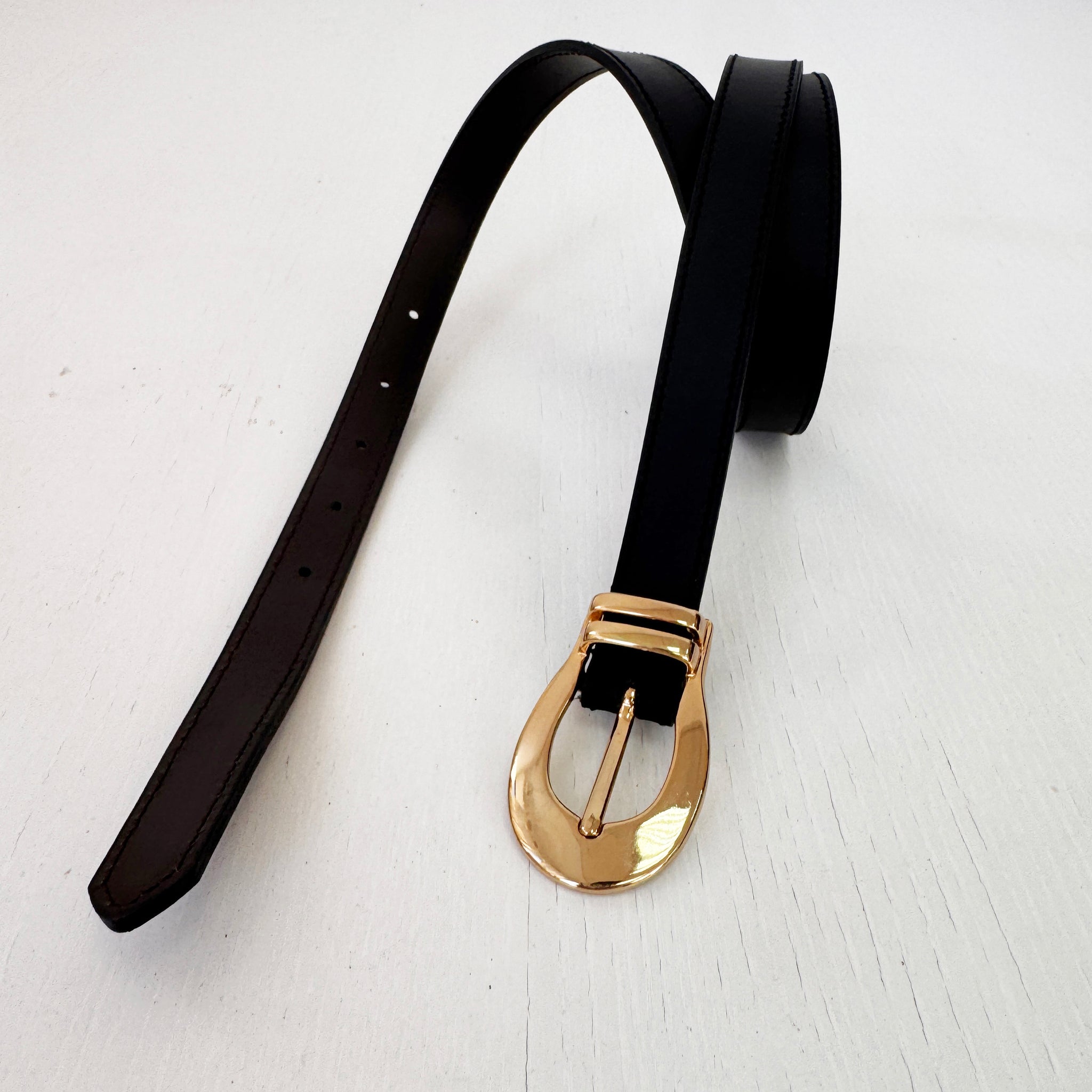 Cinturón Slim negro