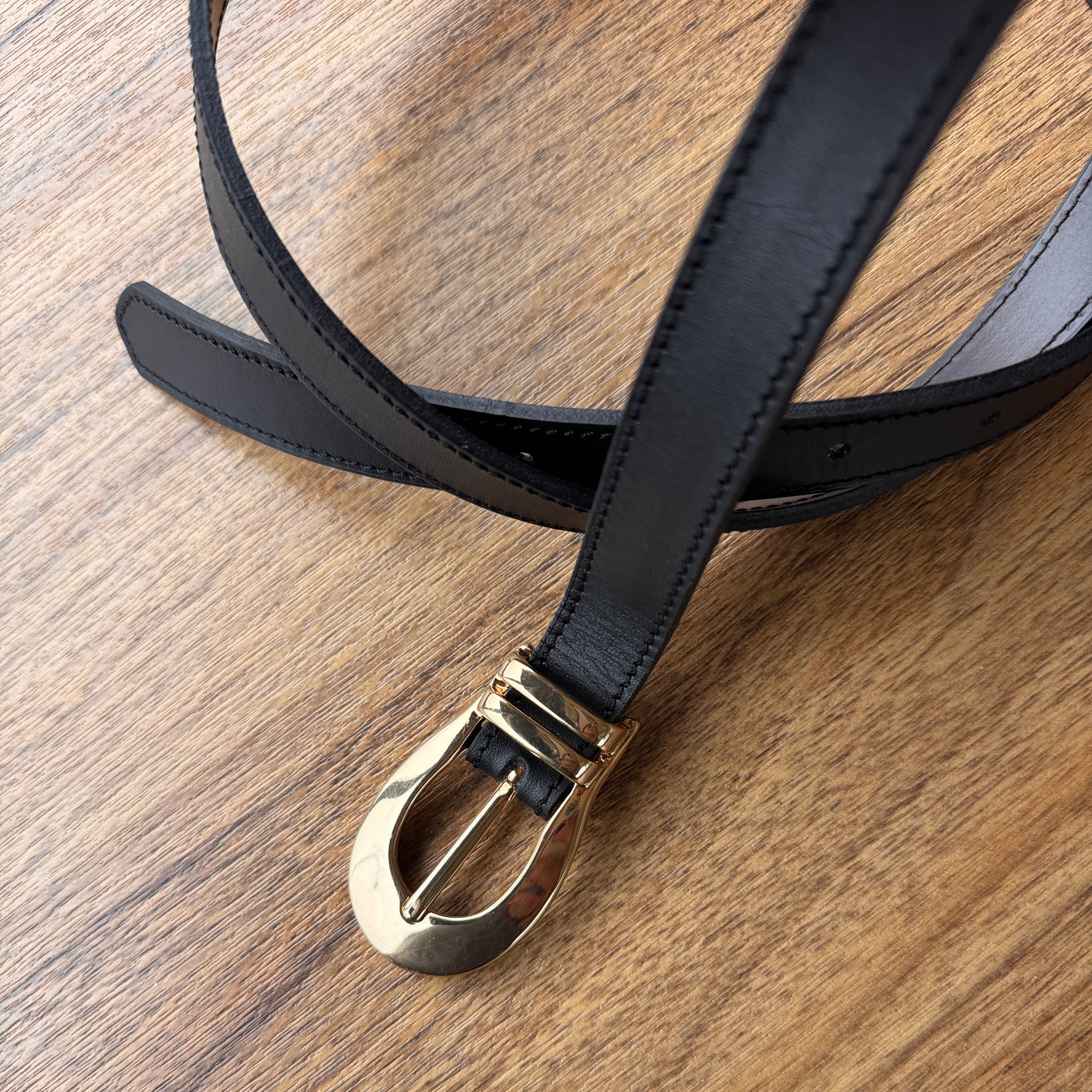 Cinturón Slim negro