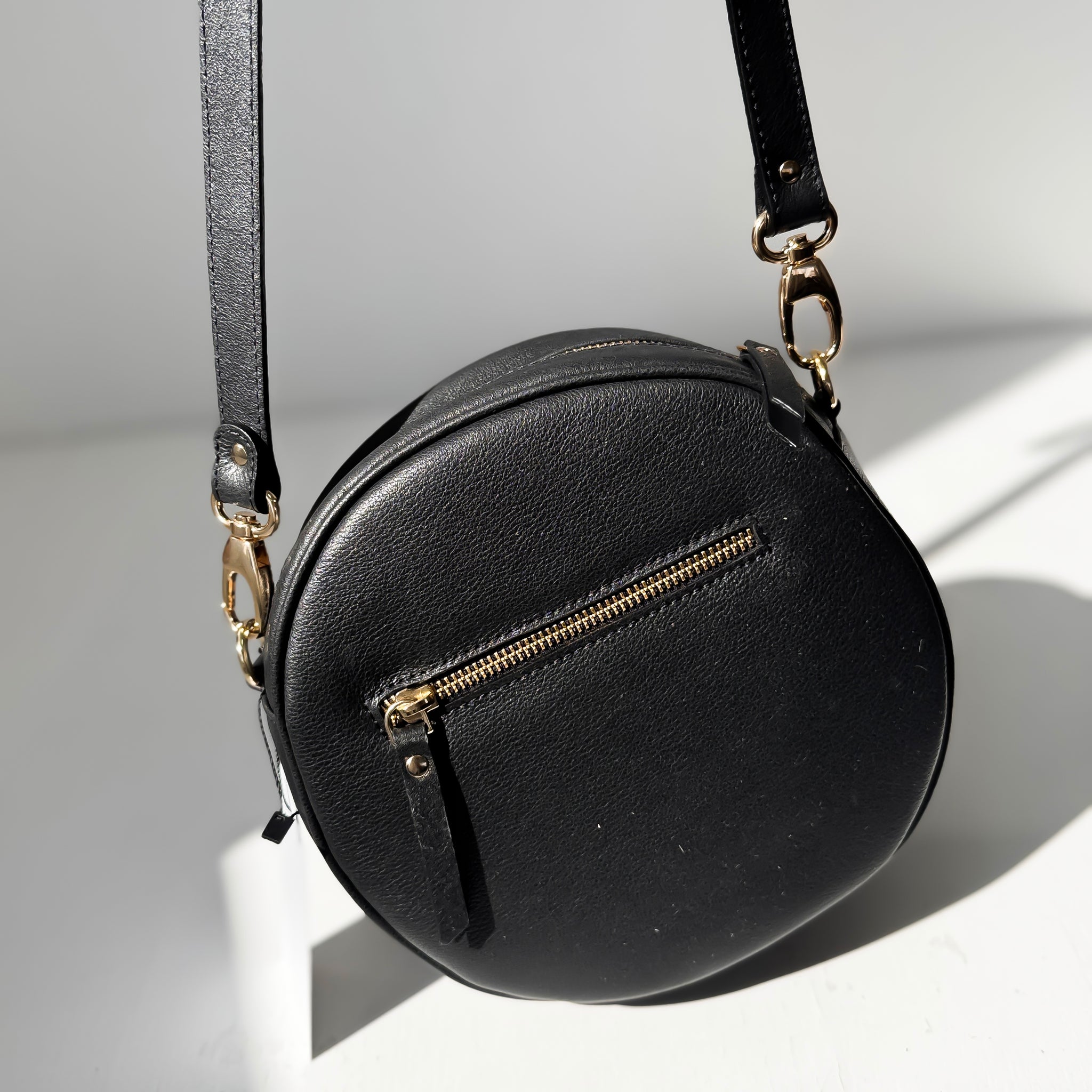 Bandolera Olimpia negro liso