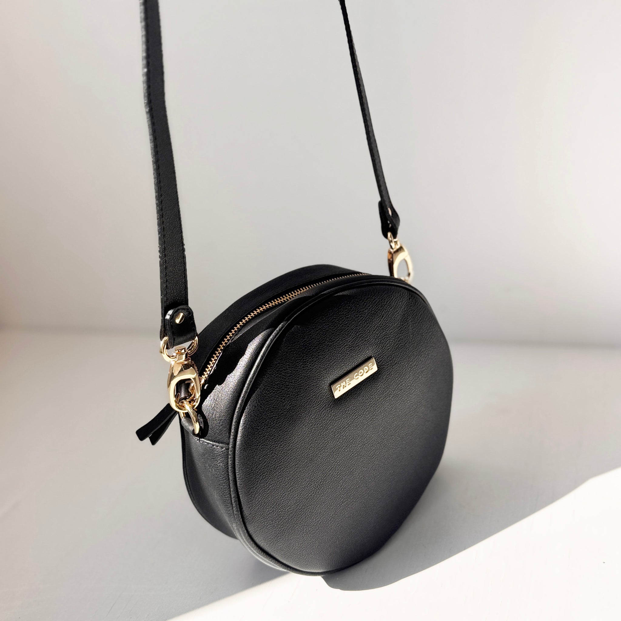 Bandolera Olimpia negro liso