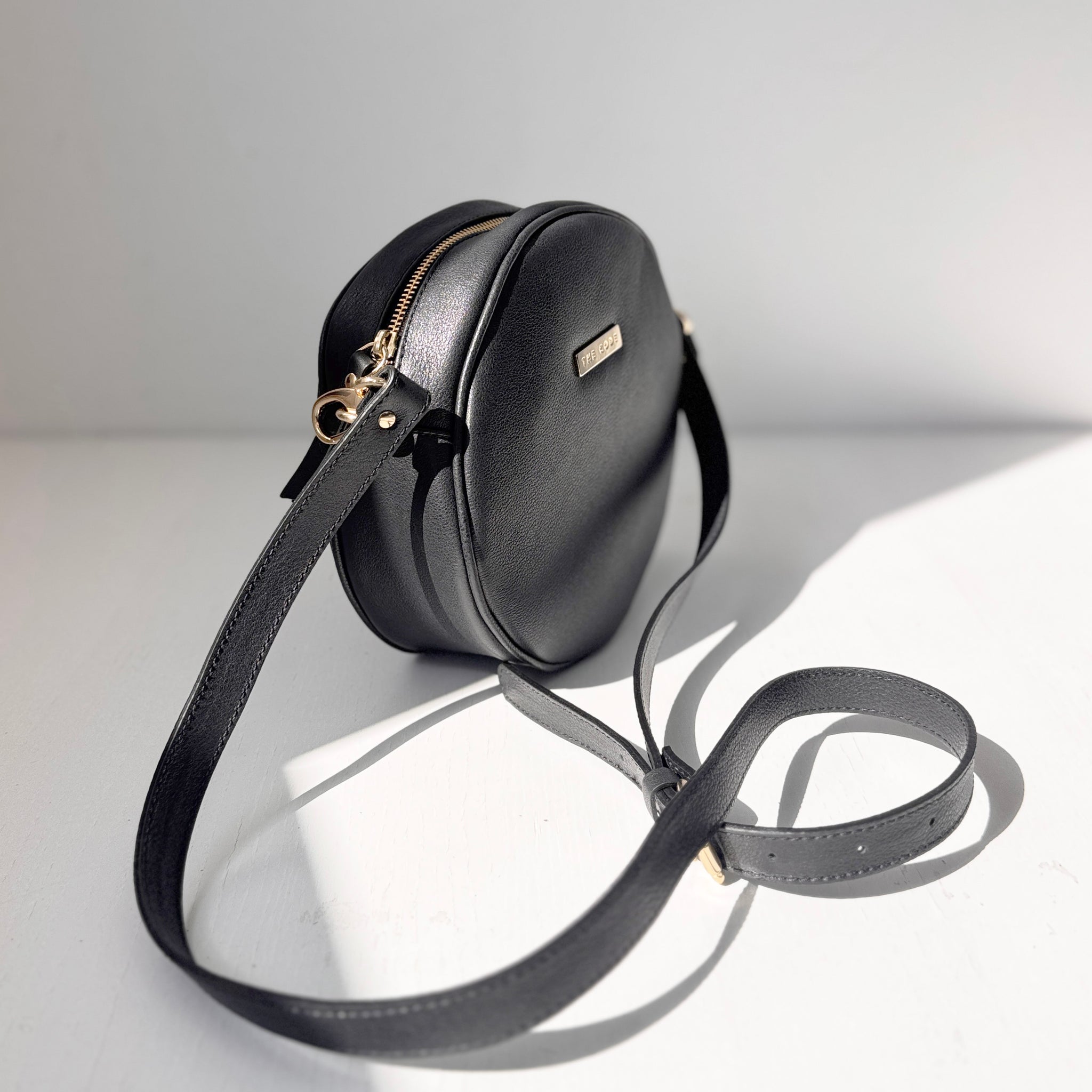 Bandolera Olimpia negro liso