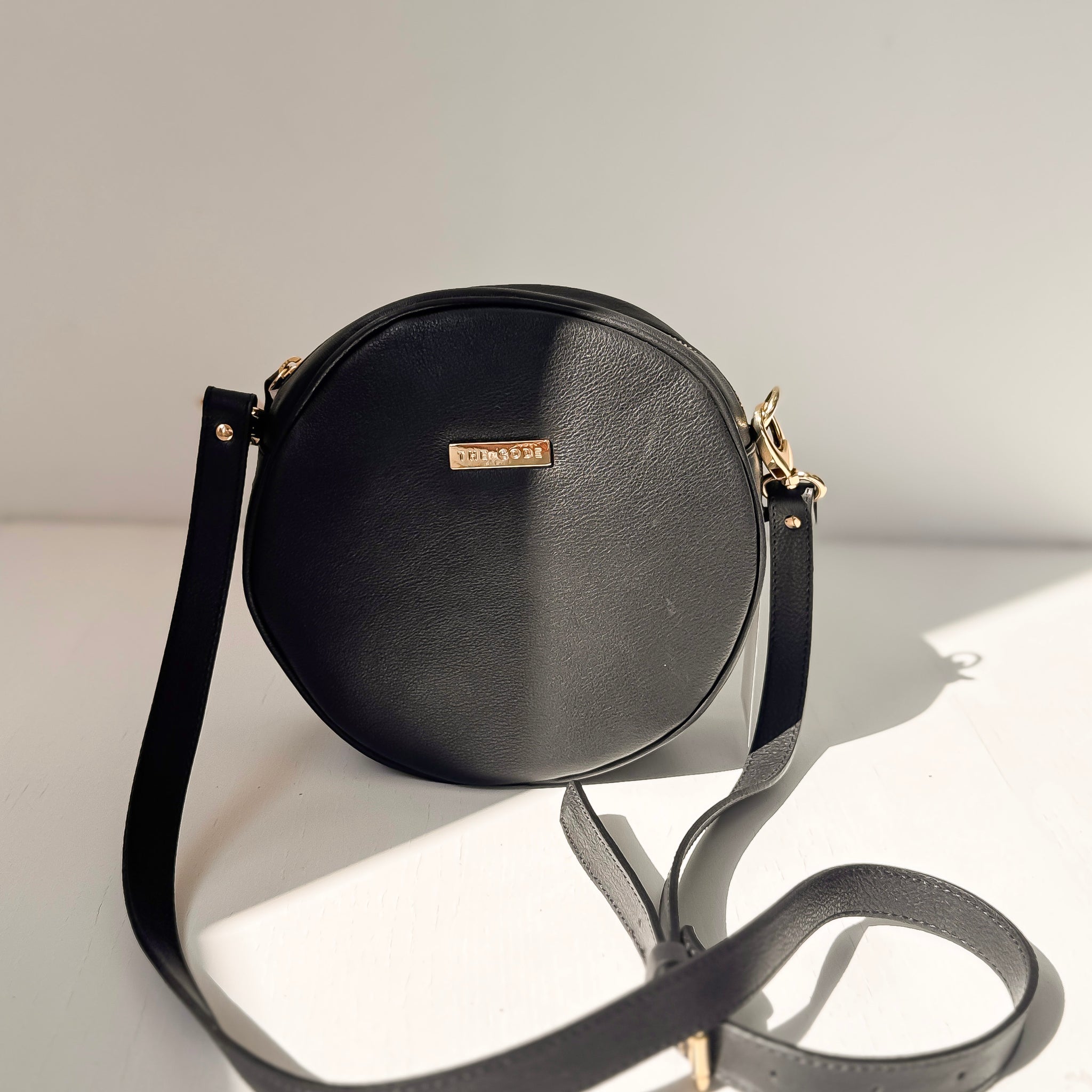 Bandolera Olimpia negro liso