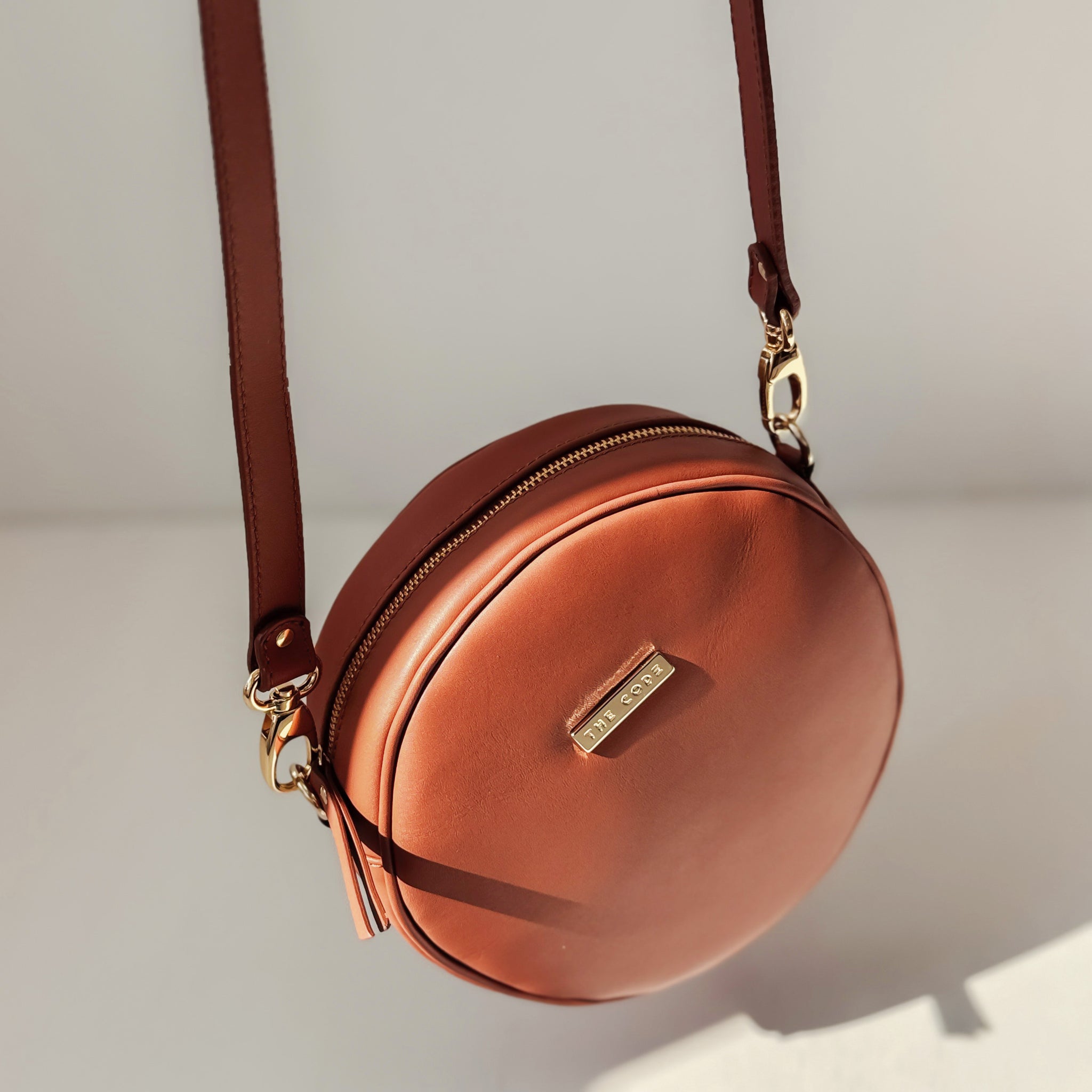 Bandolera Olimpia cuero liso