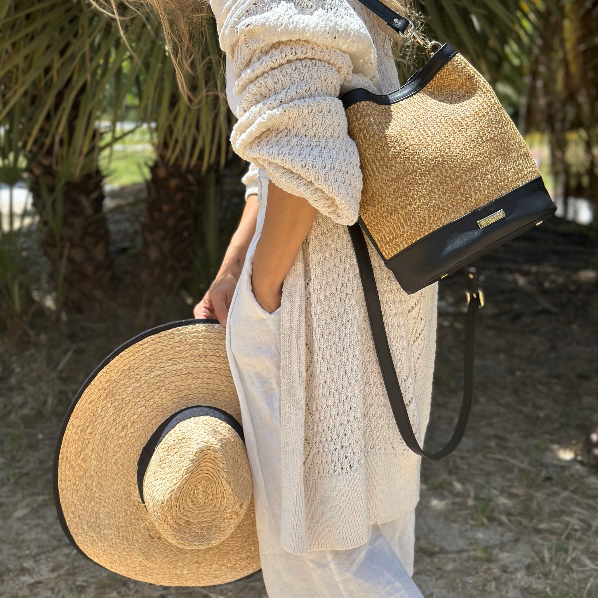 Bombonera Julieta Nature Negro