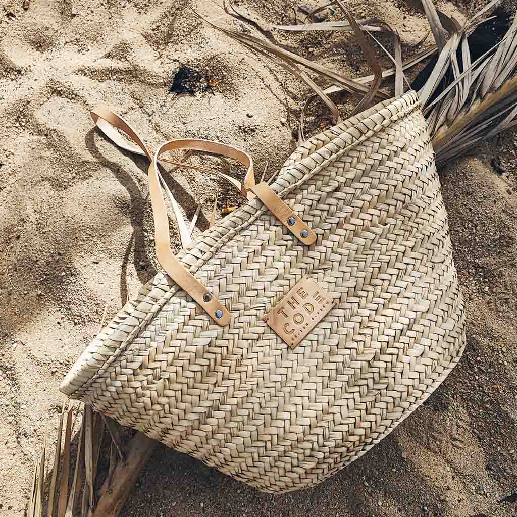 Jute basket brown