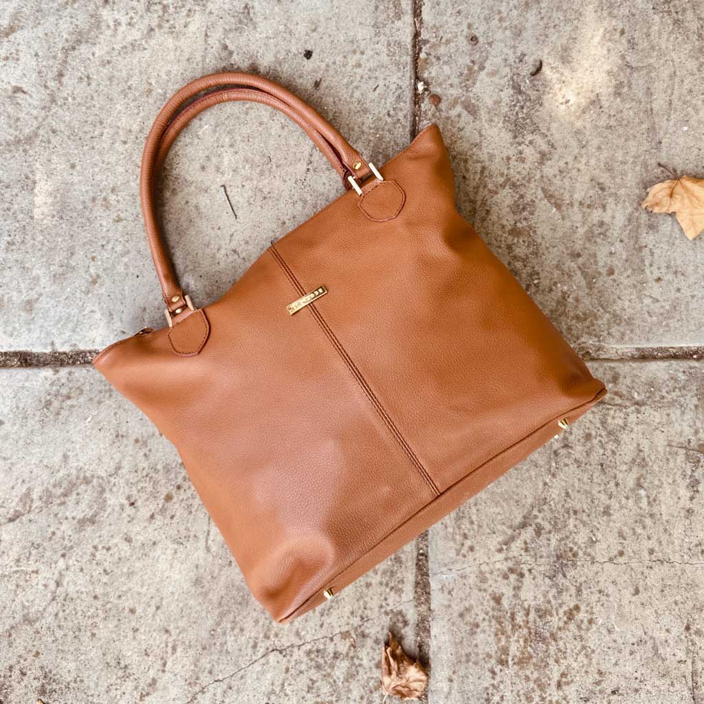 Shopper Maria camel