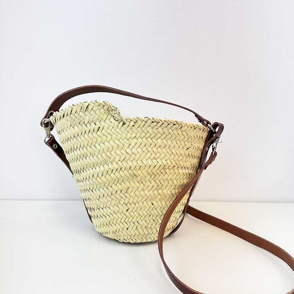 Capazo BUCKET marrón avellana