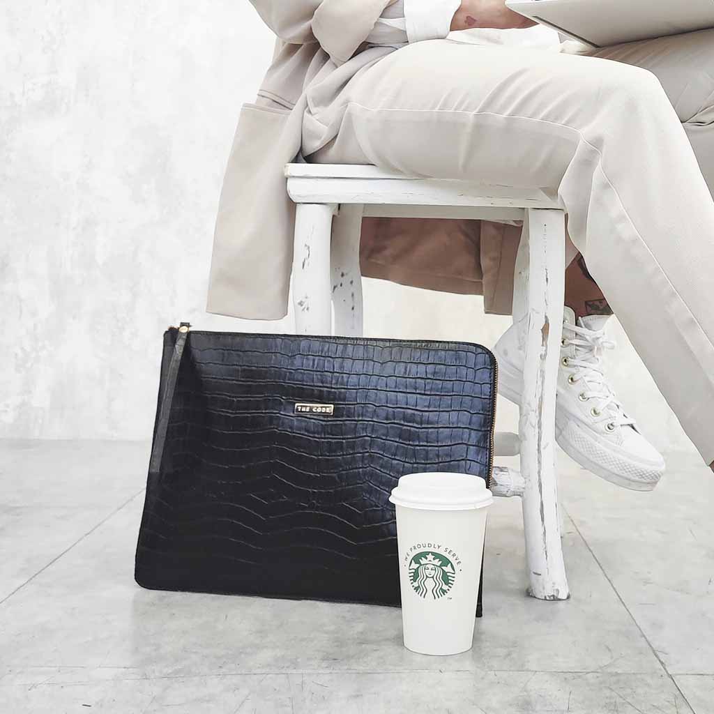 Alex document holder brown