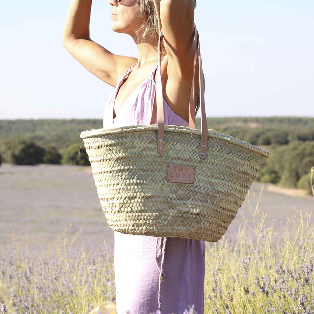 Jute basket brown