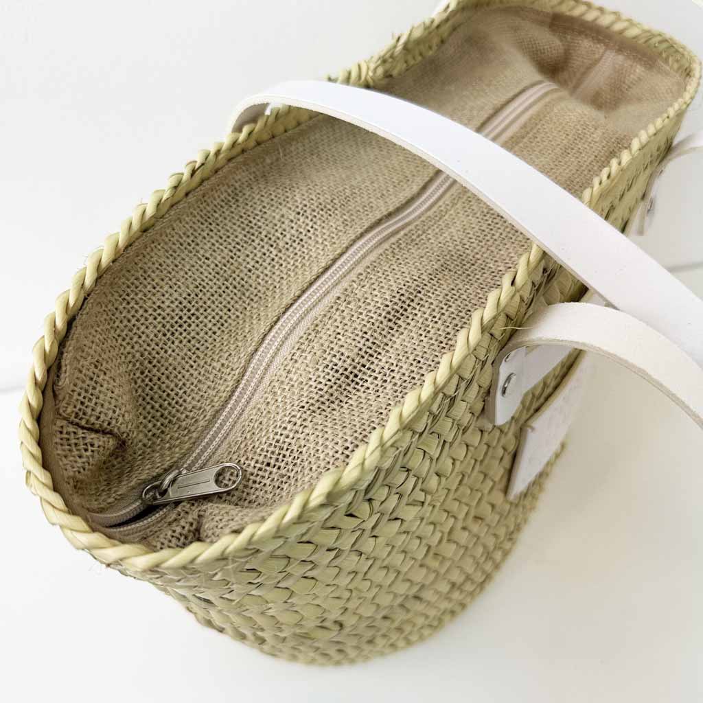 Shopper capazo Provenza blanco