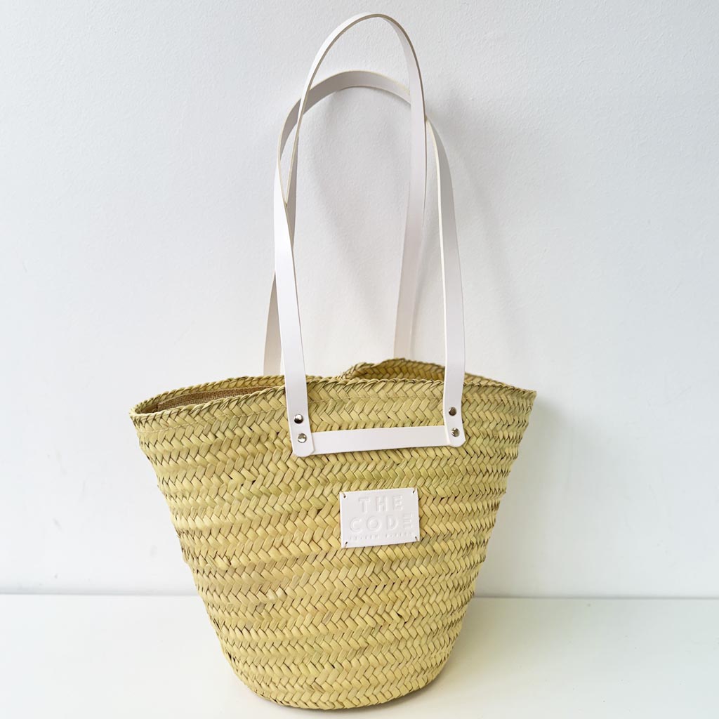 Shopper capazo Provenza blanco