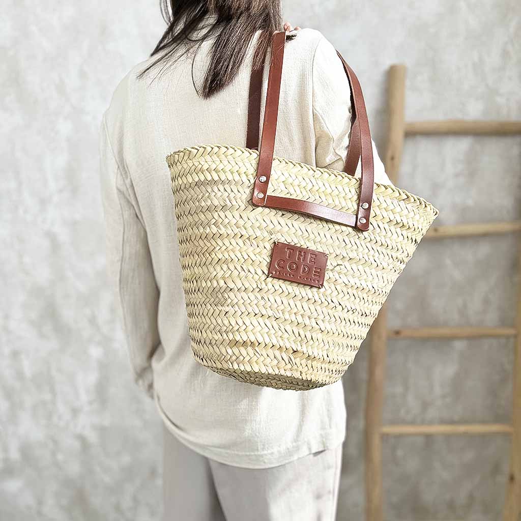 Shopper capazo Provenza marrón