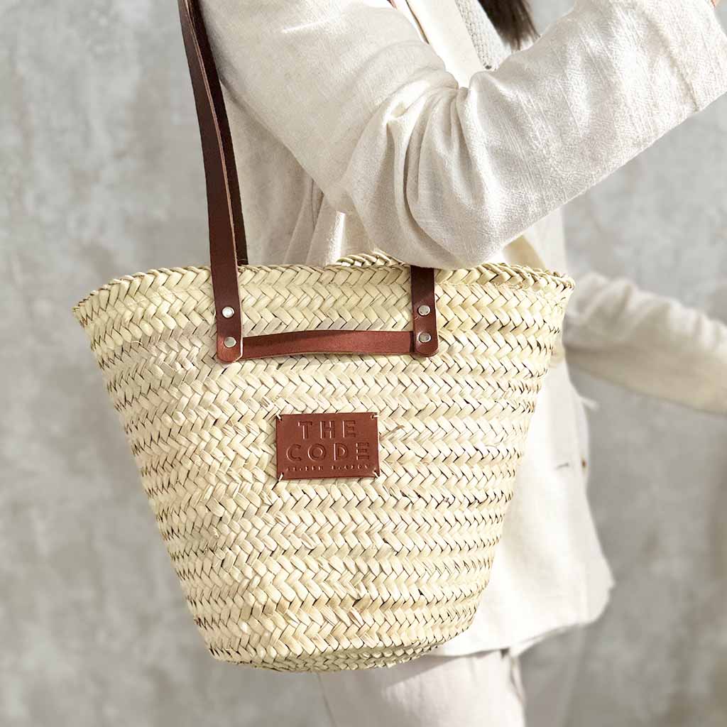 Shopper capazo Provenza marrón