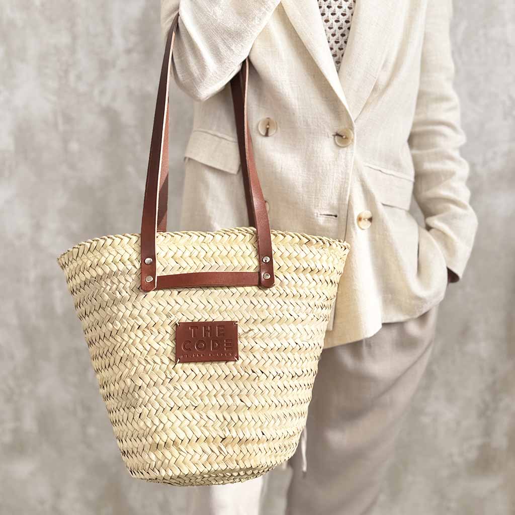 Shopper capazo Provenza marrón