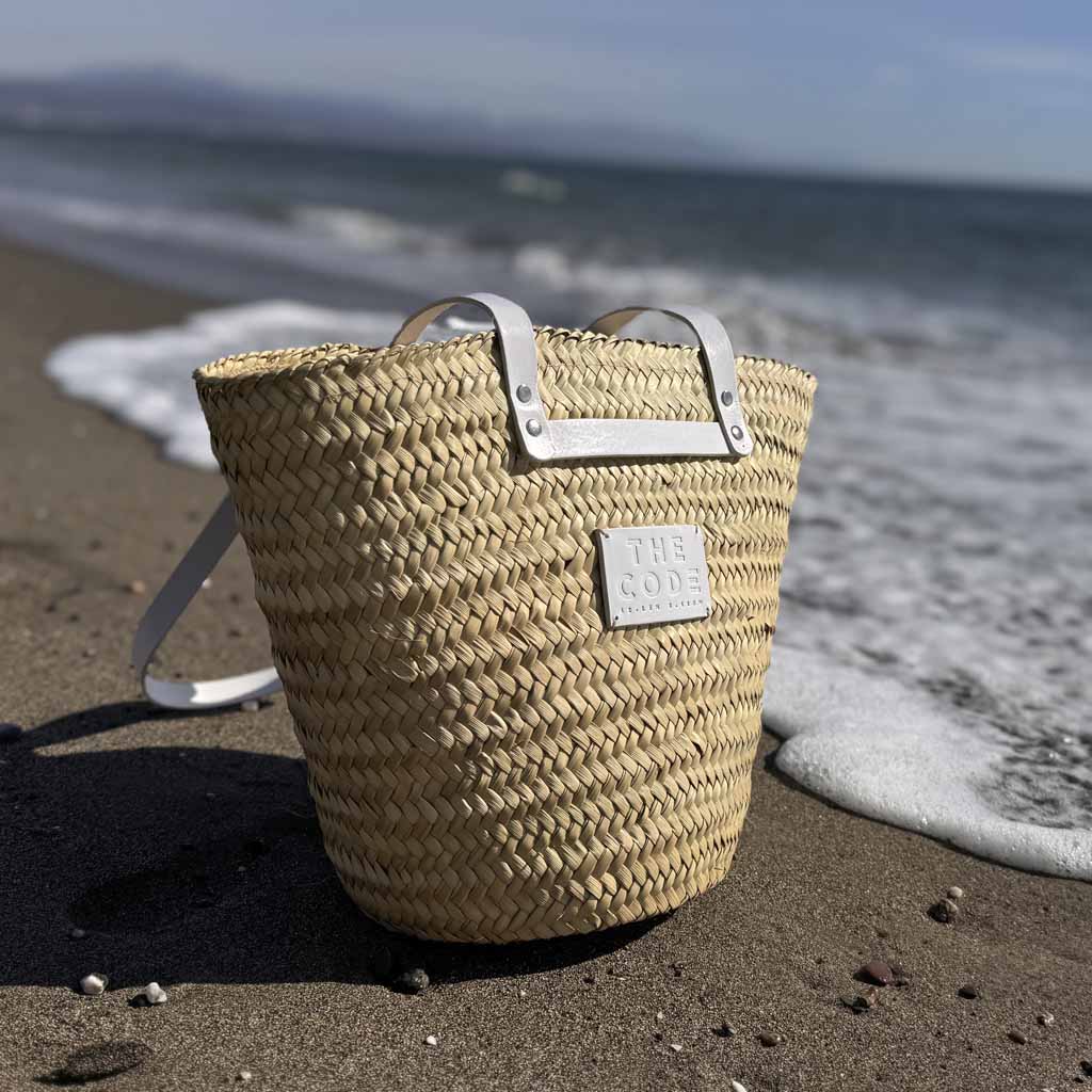 Shopper capazo Provenza blanco