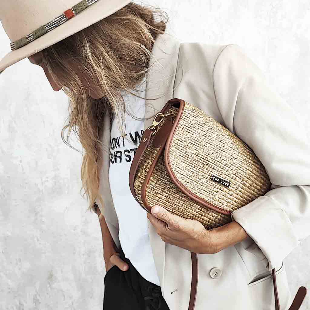 Casandra black shoulder bag