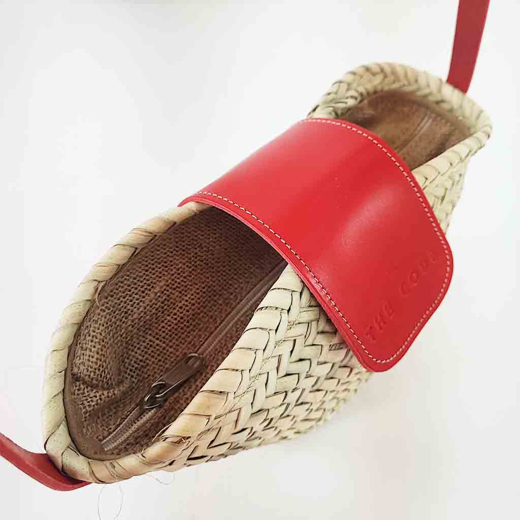 Bandolera Menorca Capazo rojo