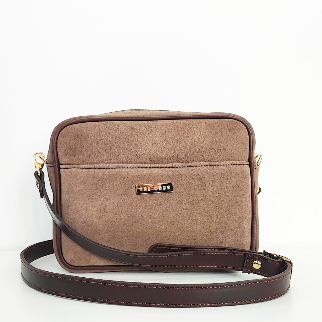 Carlota taupe shoulder bag