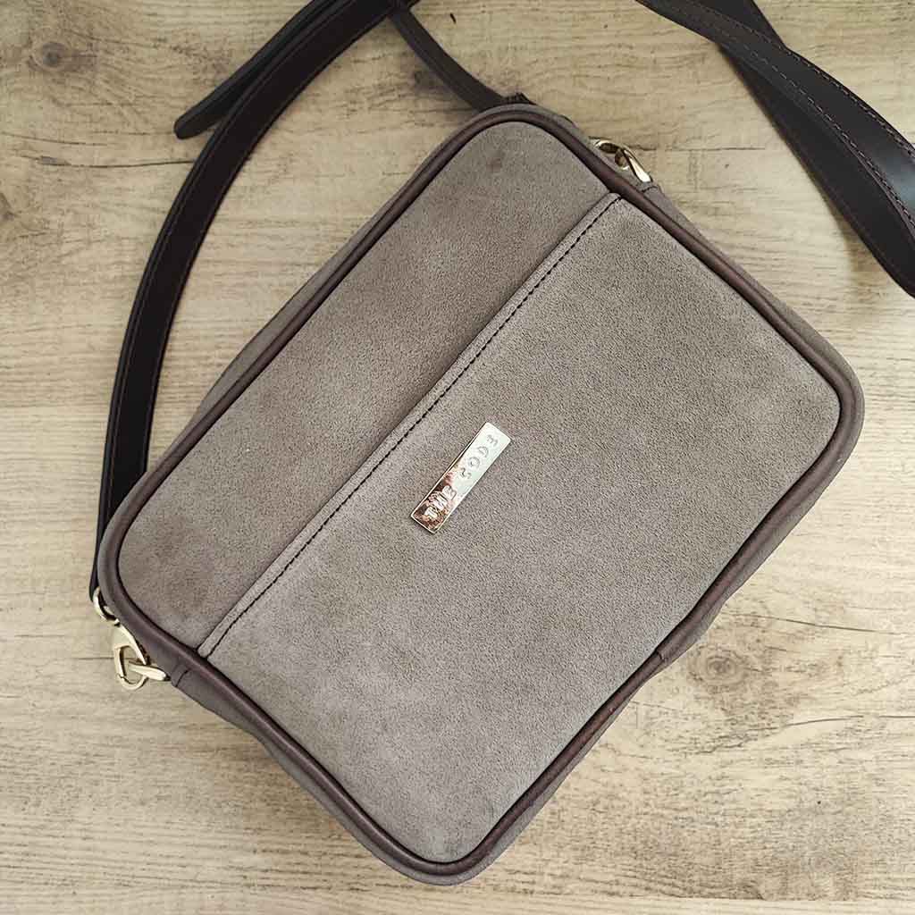 Carlota taupe shoulder bag