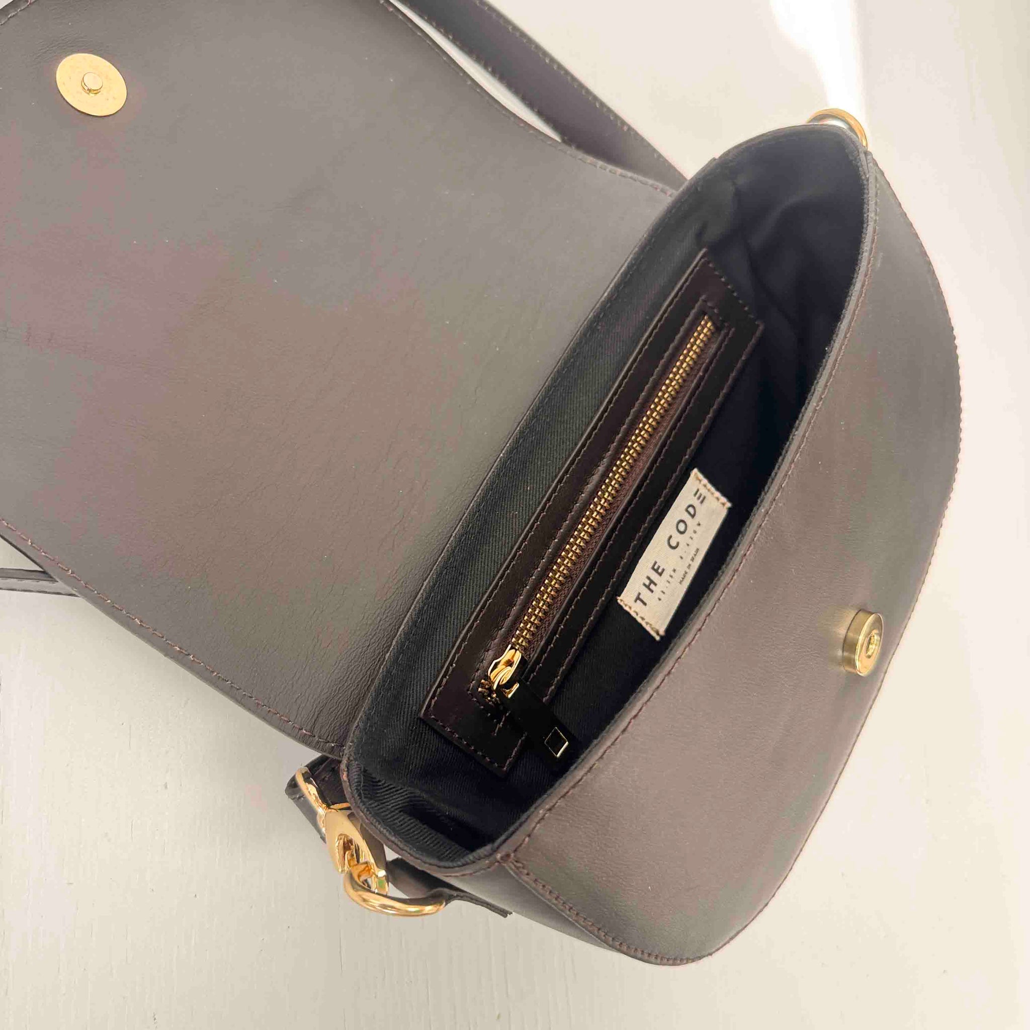 Bandolera ALMA marrón testa