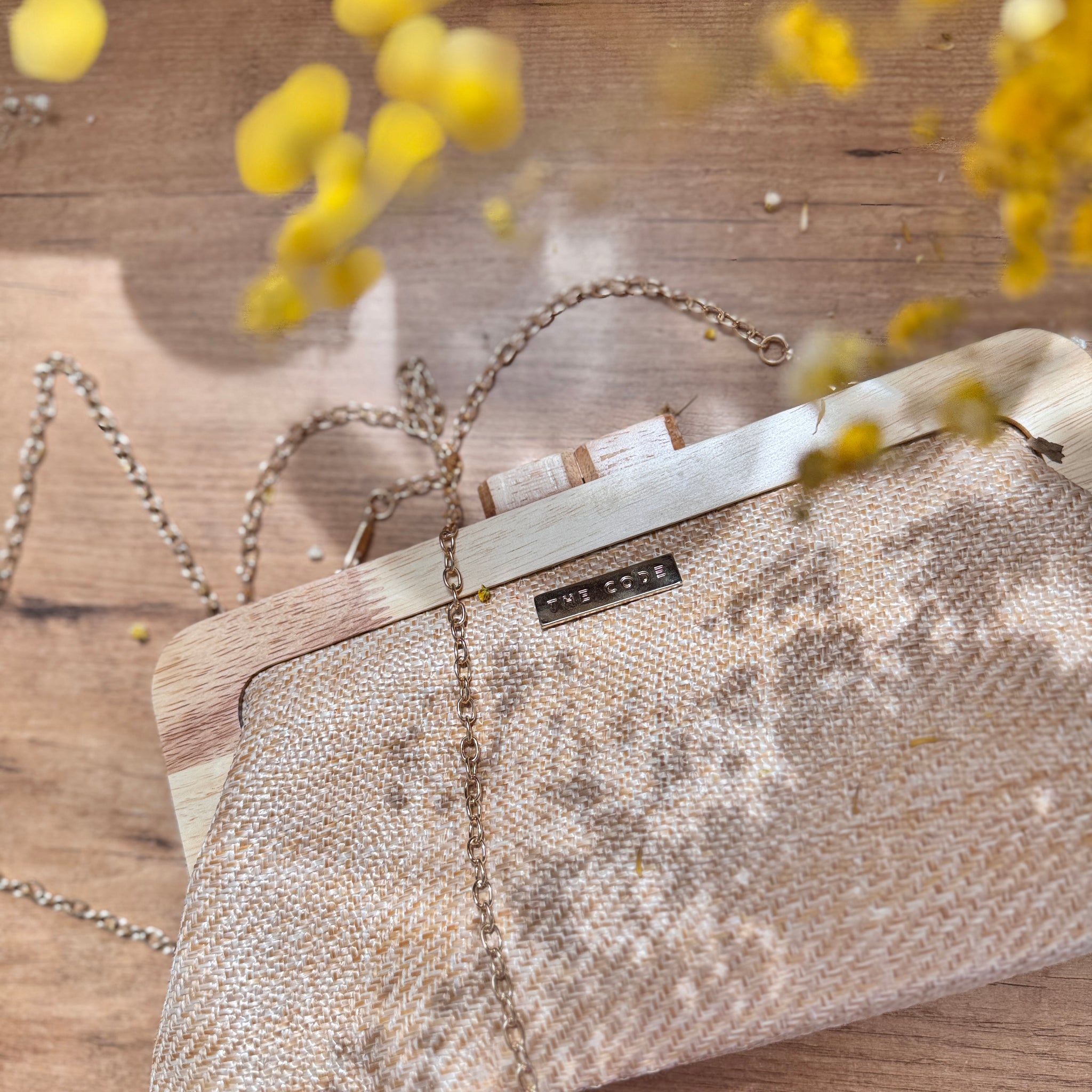 Clutch Sahara albaricoque