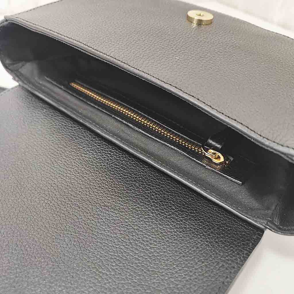 Black alma leather bag