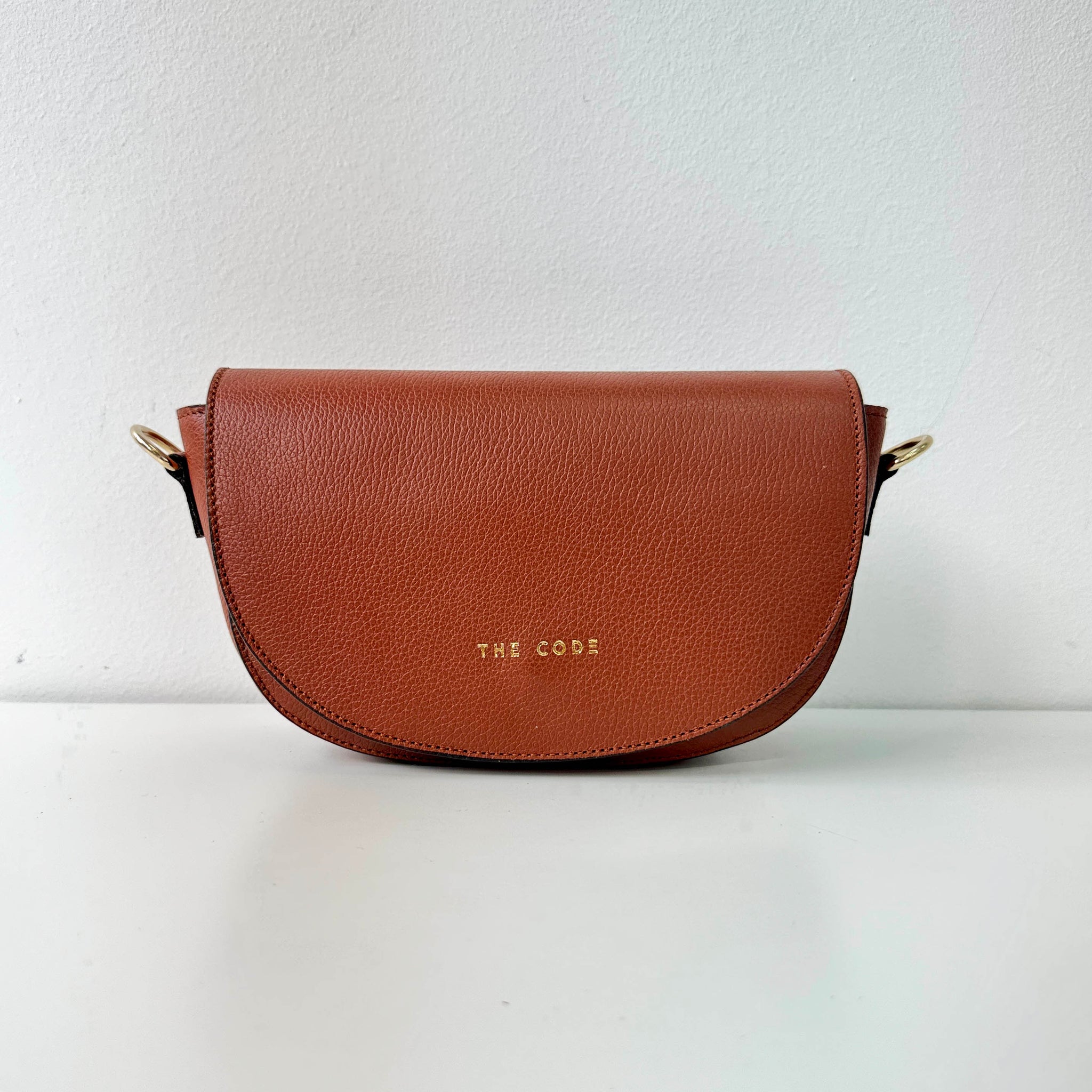 Terracota alma leather bag