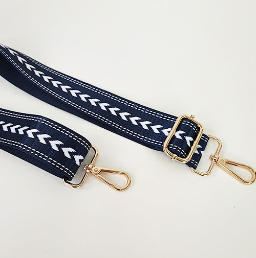 Asa combinada azul y blanco